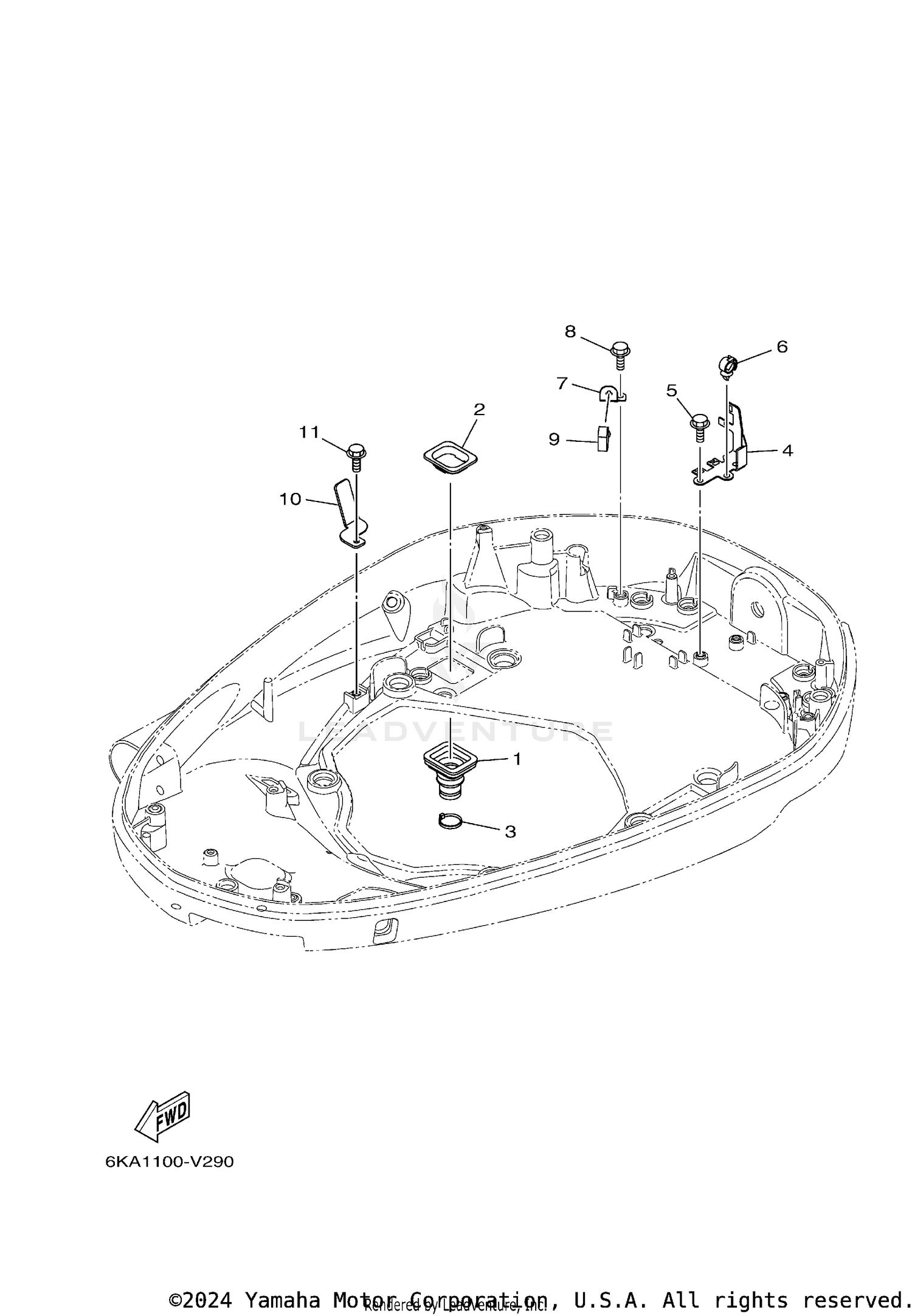 BOTTOM COWLING 4
