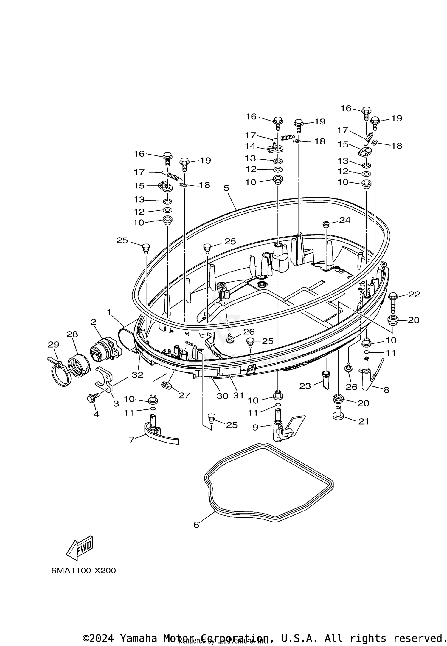 BOTTOM COWLING 1