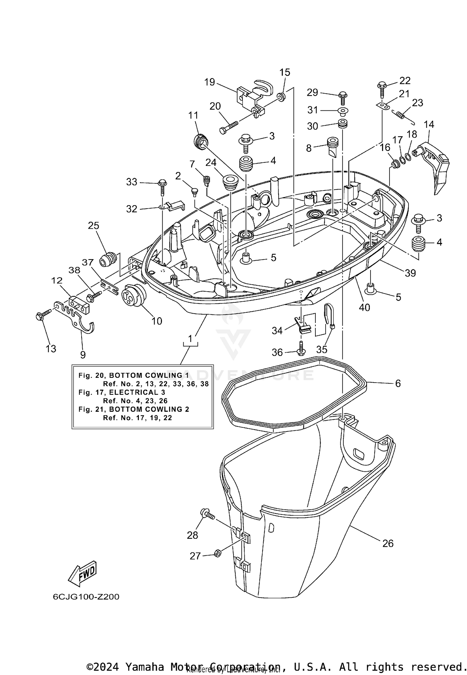 BOTTOM COWLING 1