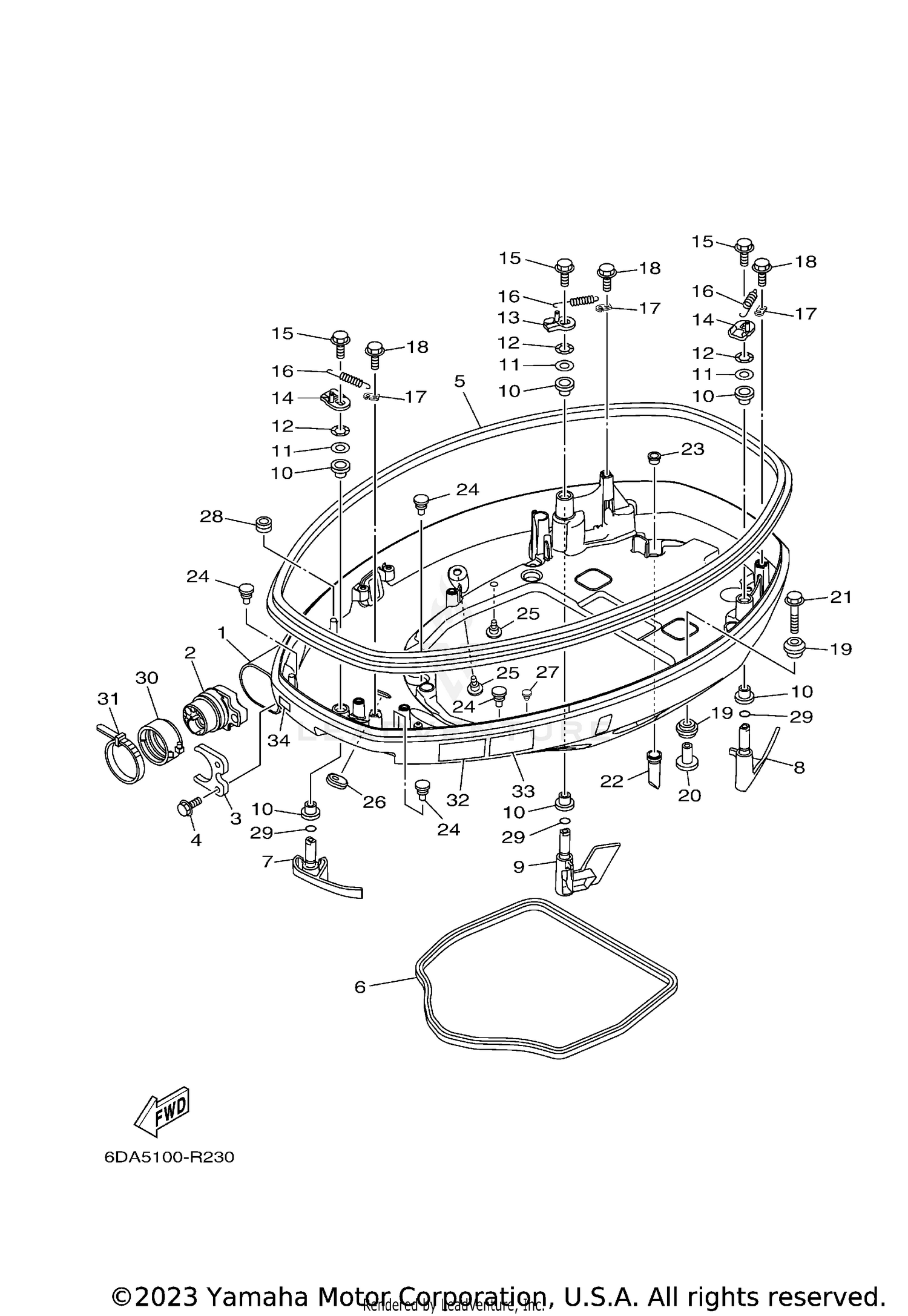 BOTTOM COWLING 1