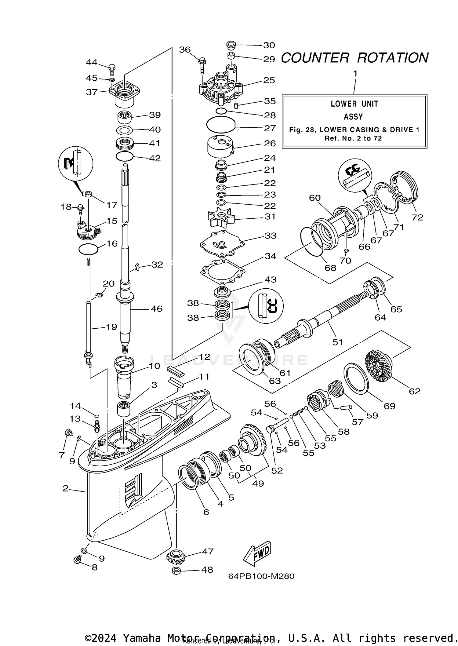 LOWER CASING DRIVE 3