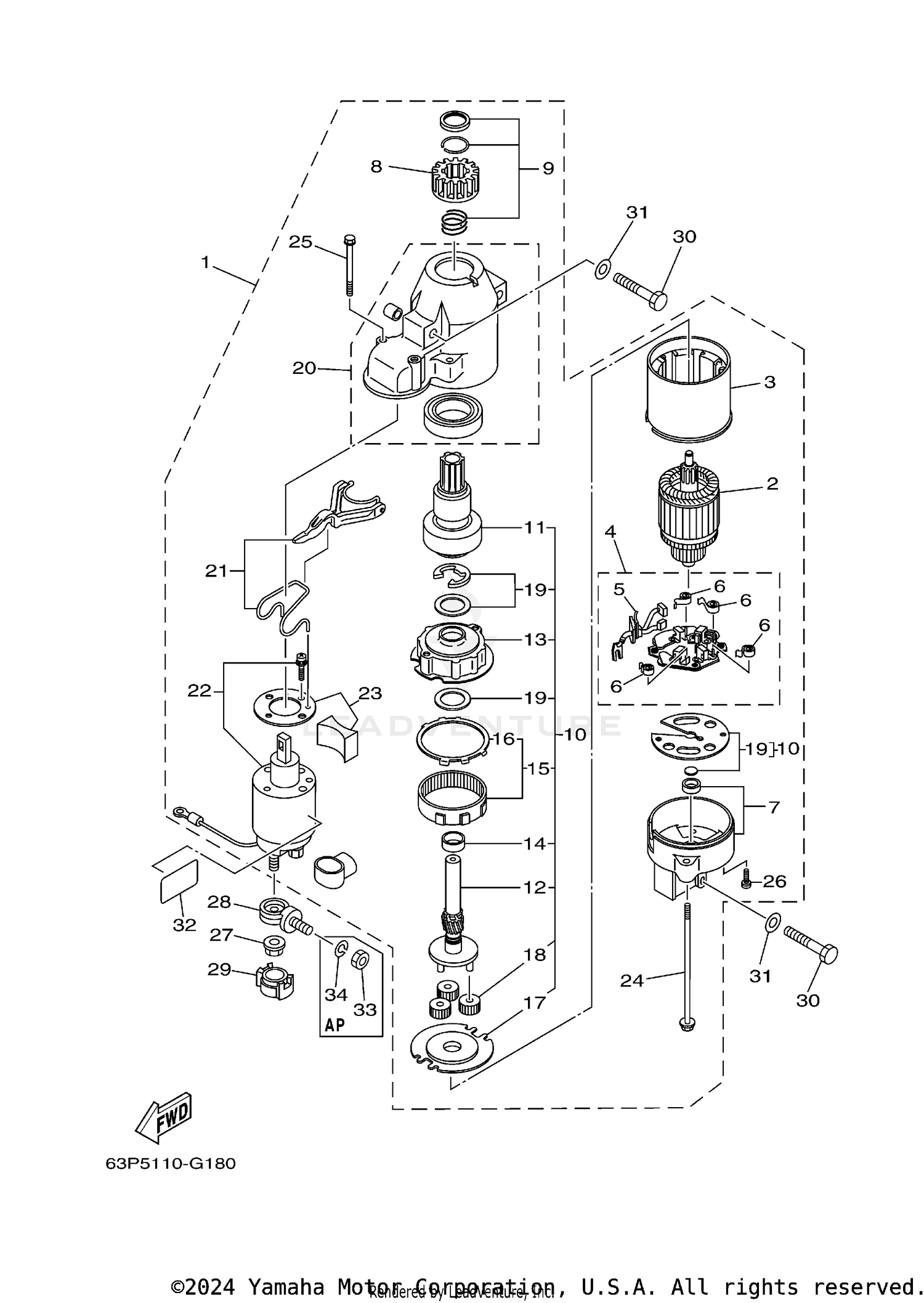STARTING MOTOR