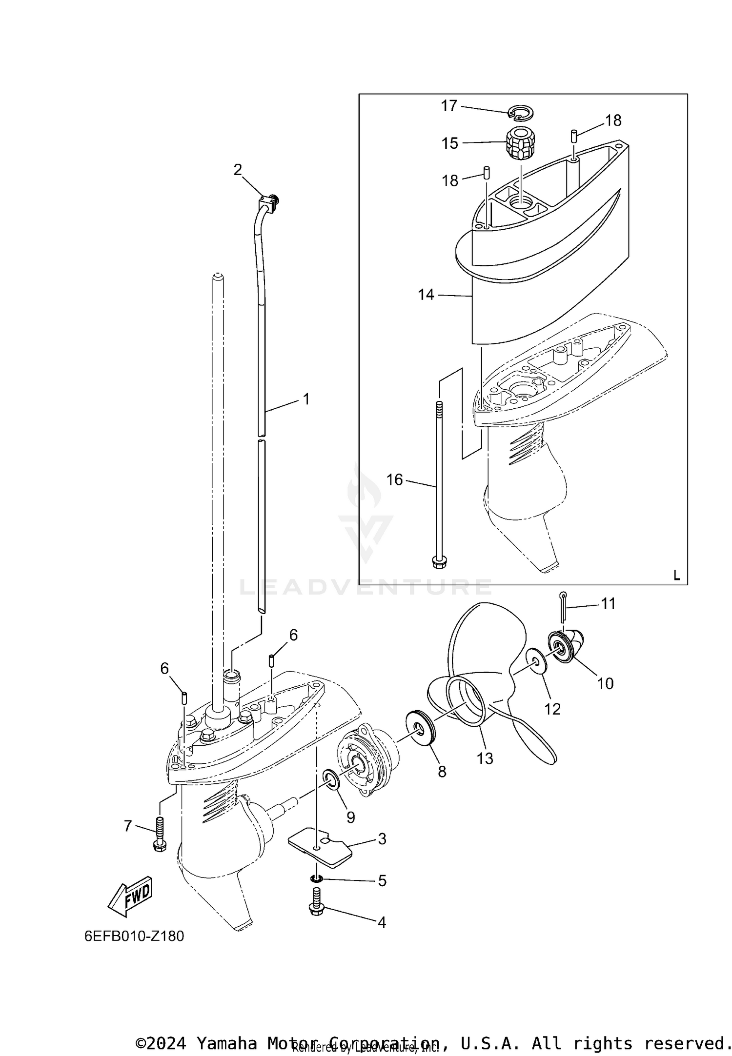 LOWER CASING DRIVE 2