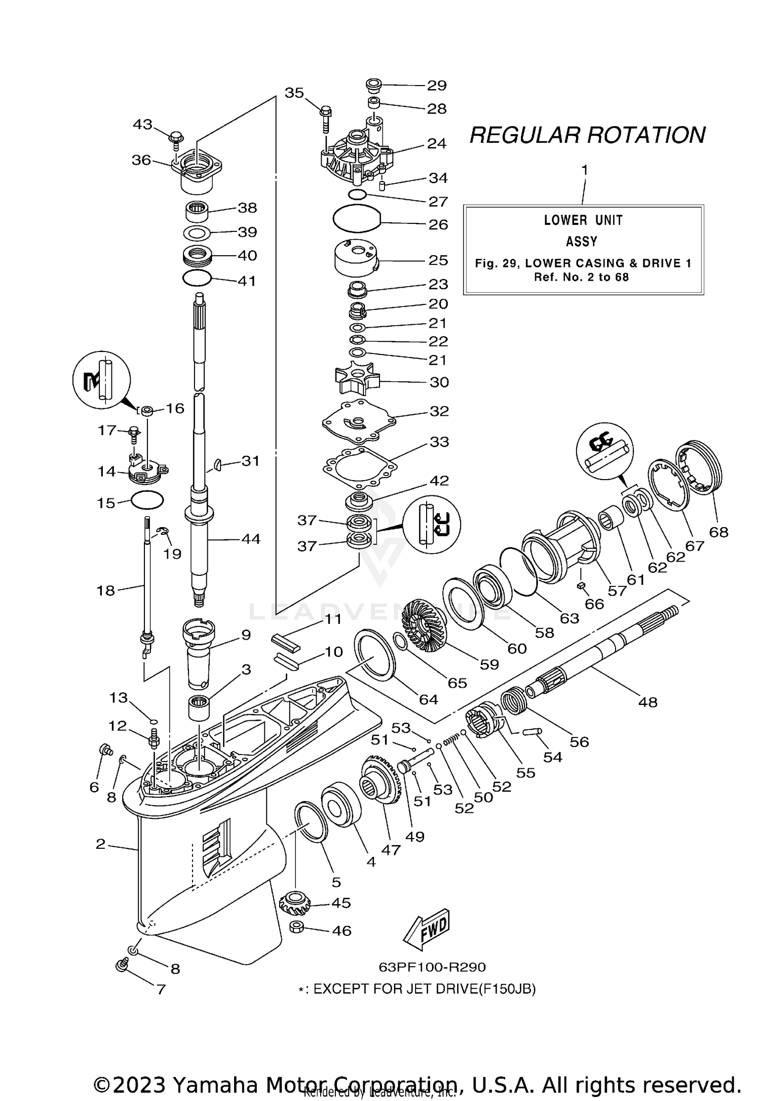 LOWER CASING DRIVE 1