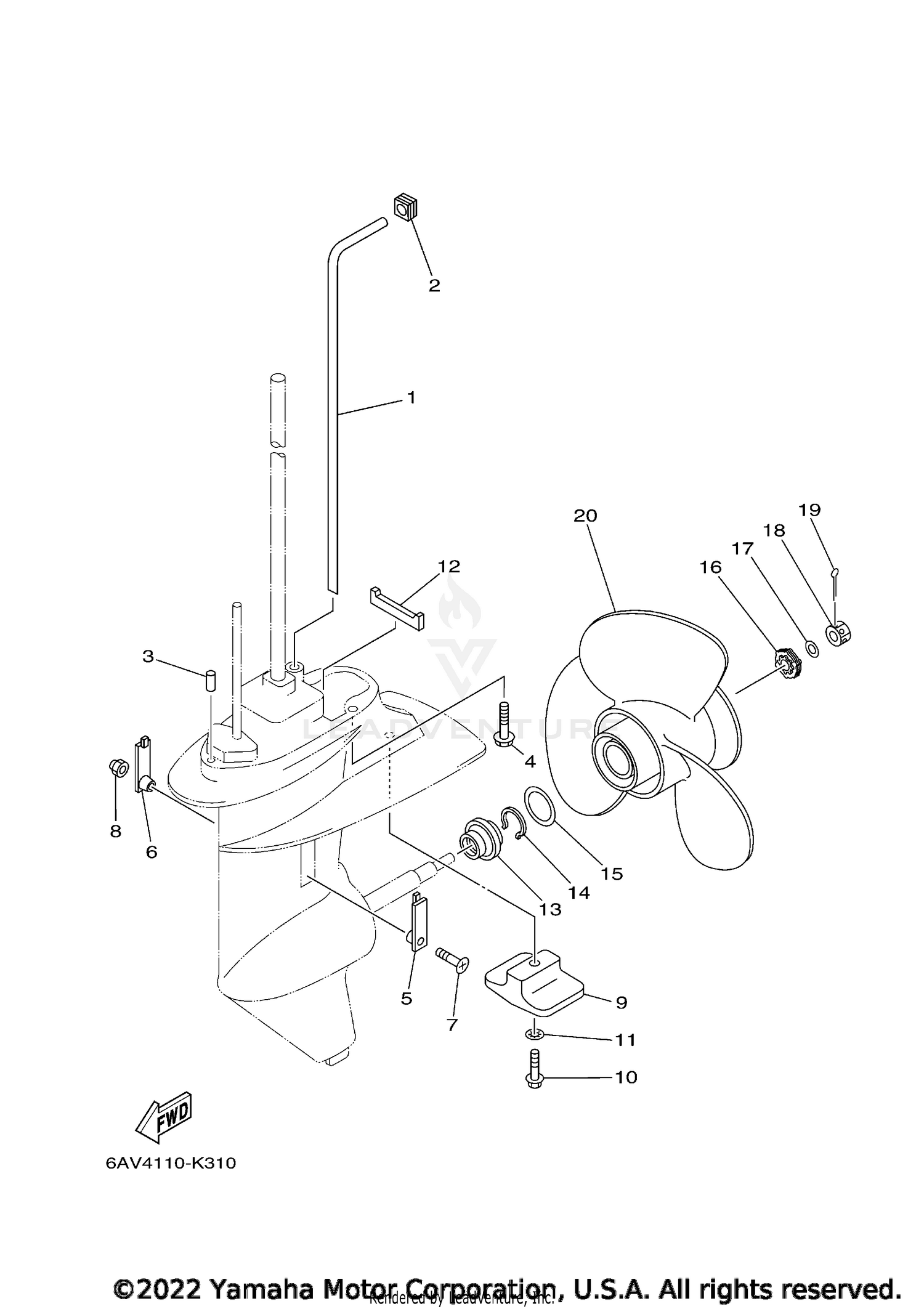LOWER CASING DRIVE 2