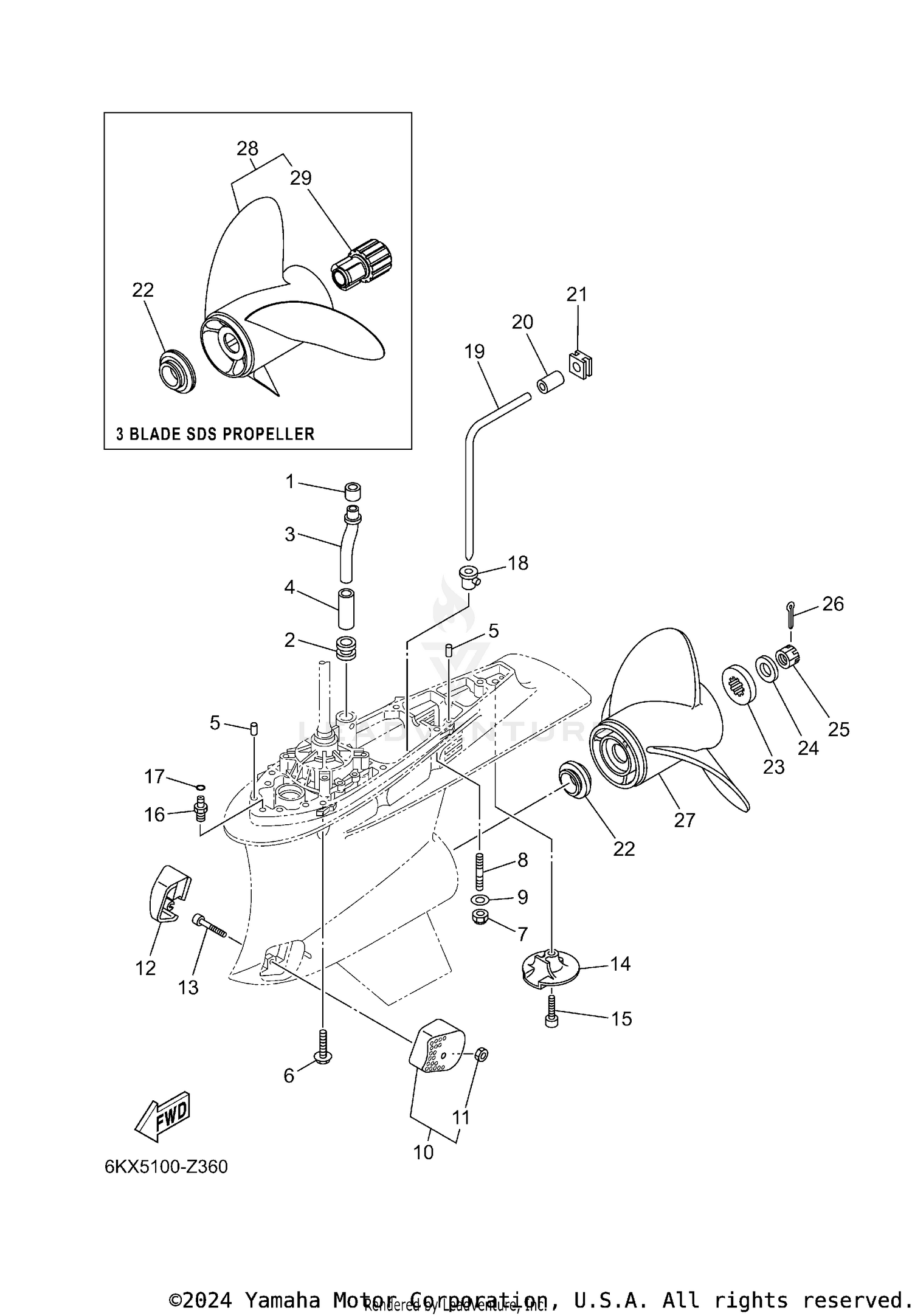LOWER CASING DRIVE 2
