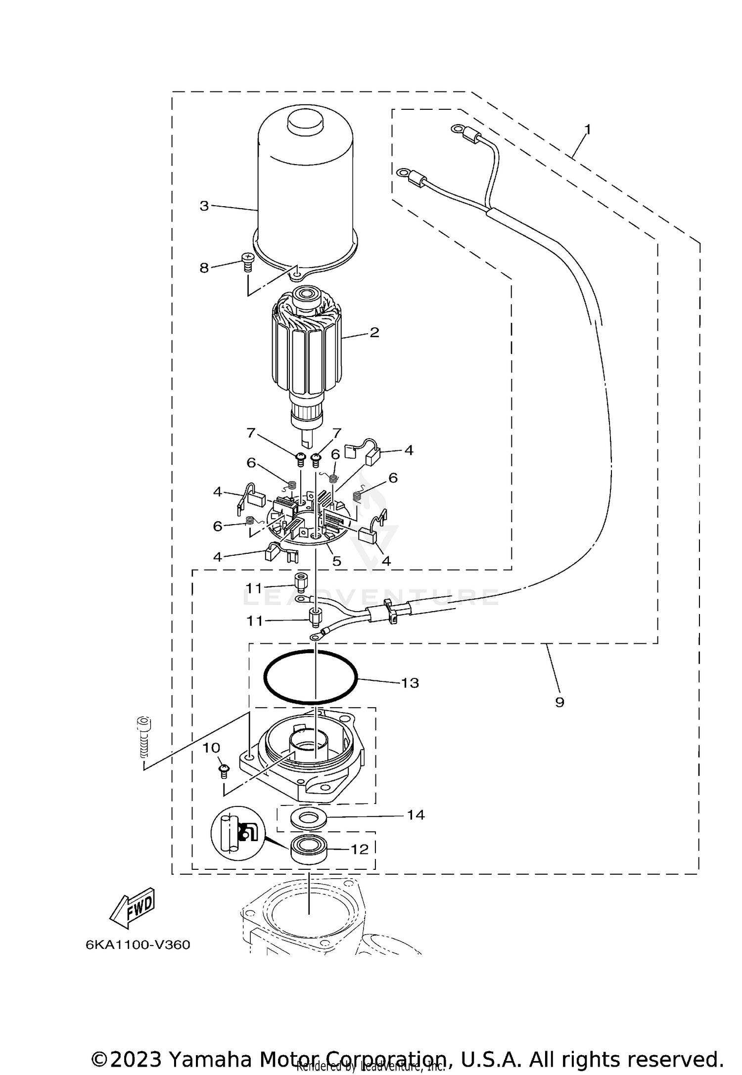 POWER TRIM TILT ASSY 2