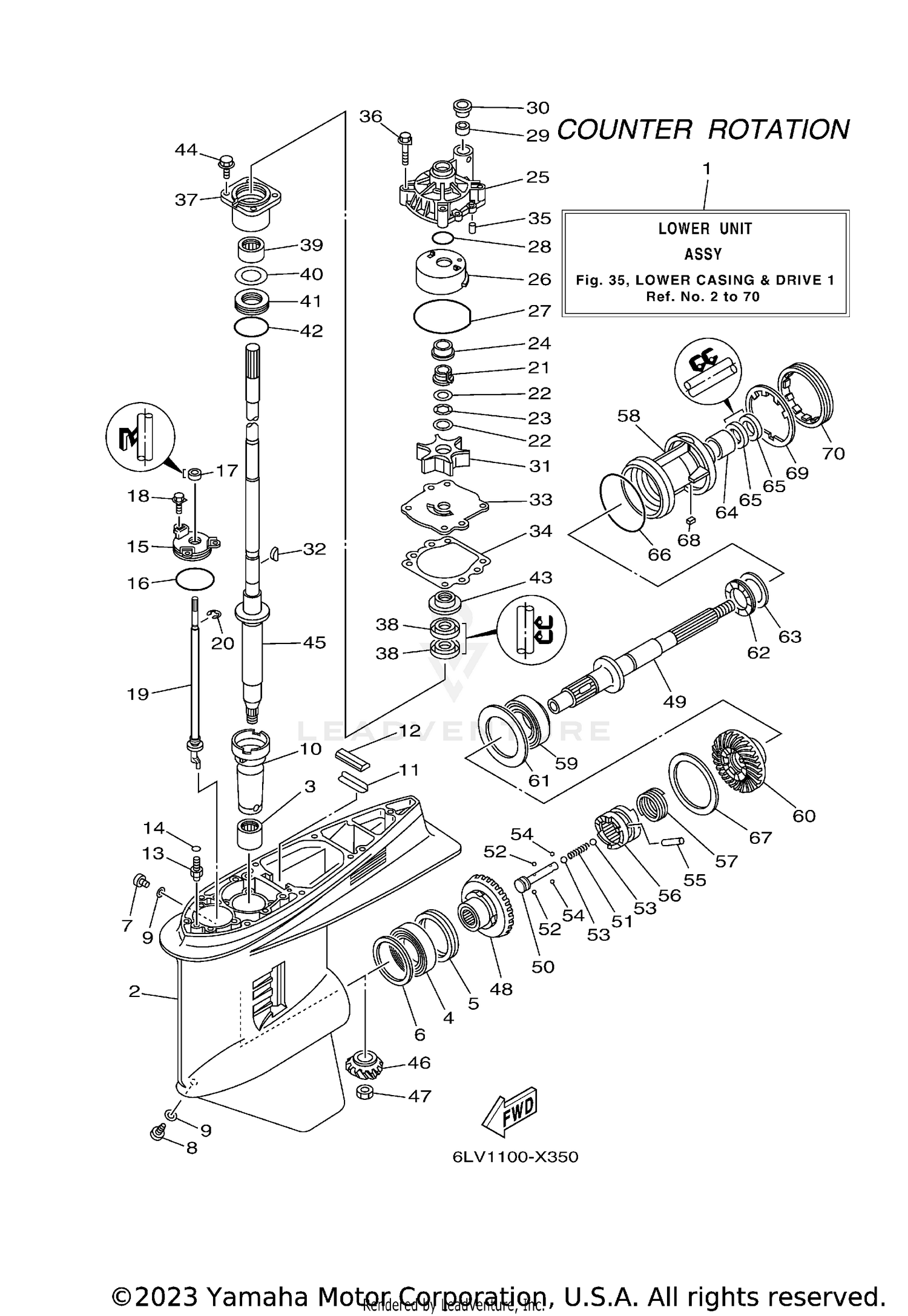 LOWER CASING DRIVE 3