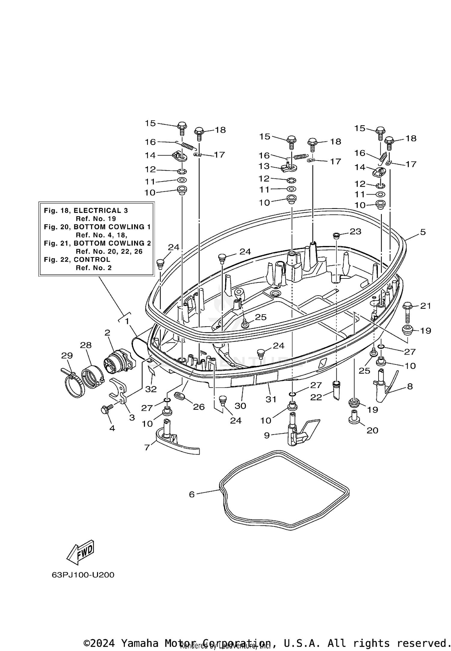 BOTTOM COWLING 1