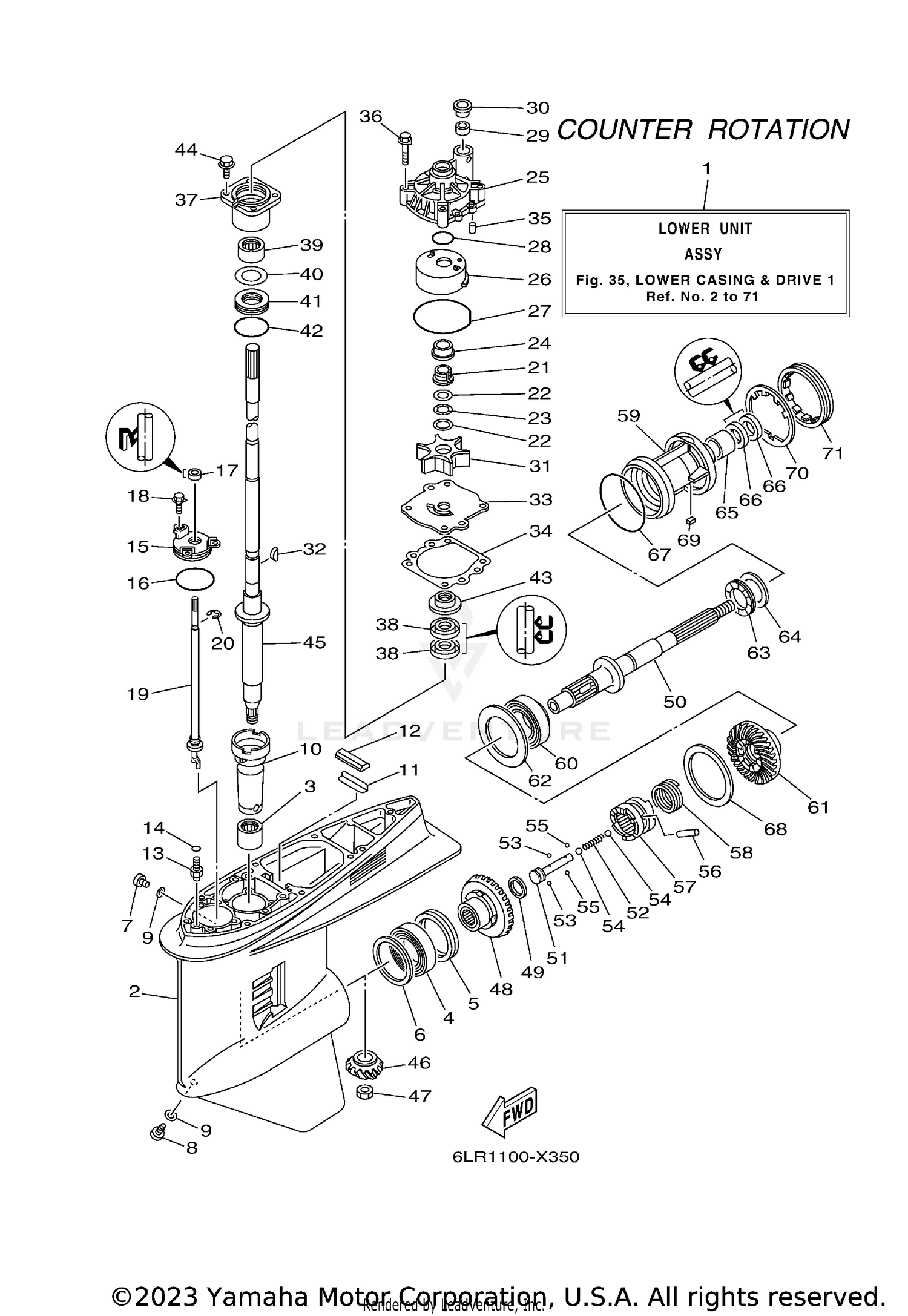 LOWER CASING DRIVE 3