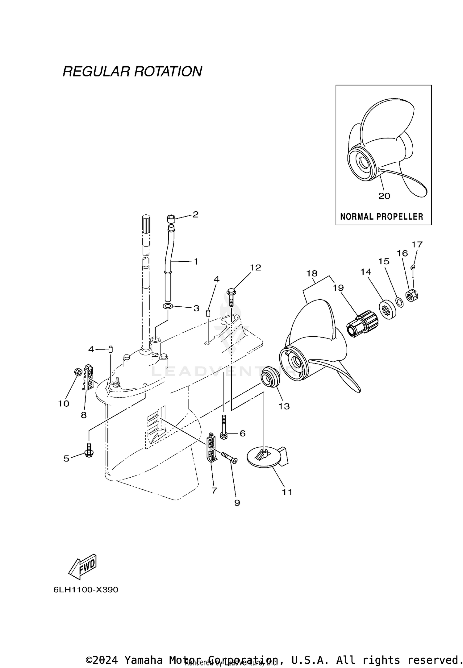 LOWER CASING DRIVE 2
