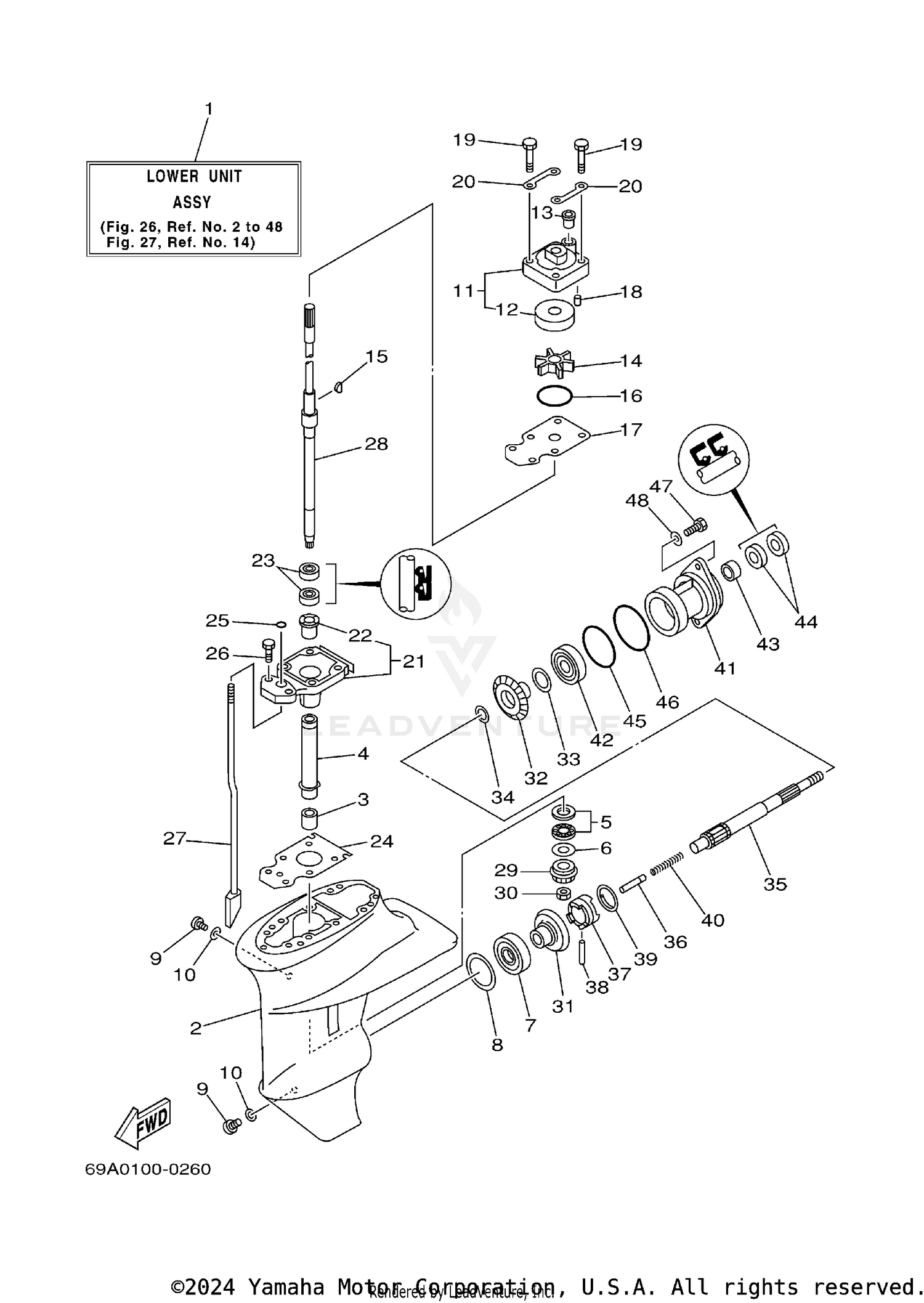 LOWER CASING DRIVE 1