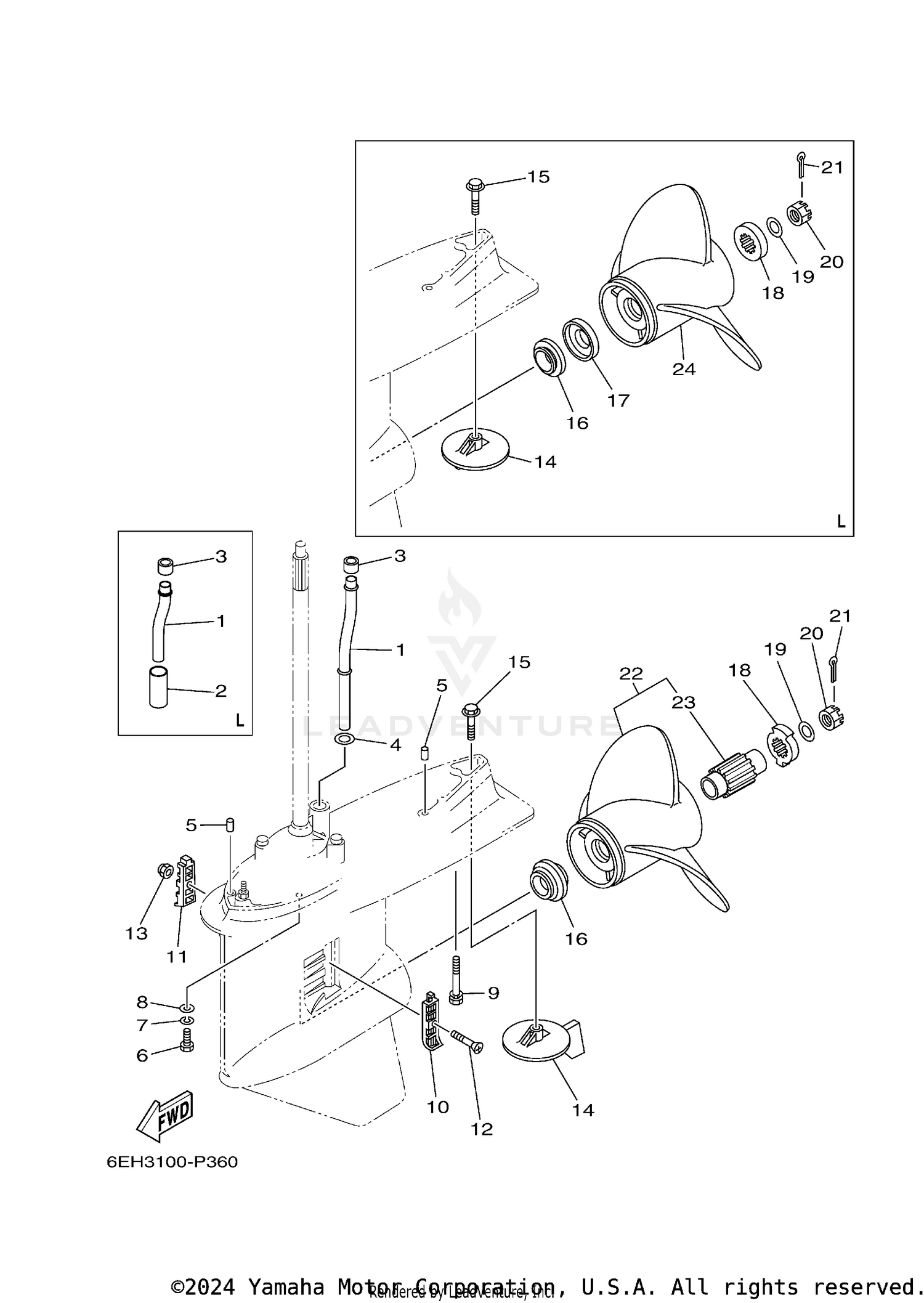 LOWER CASING DRIVE 2