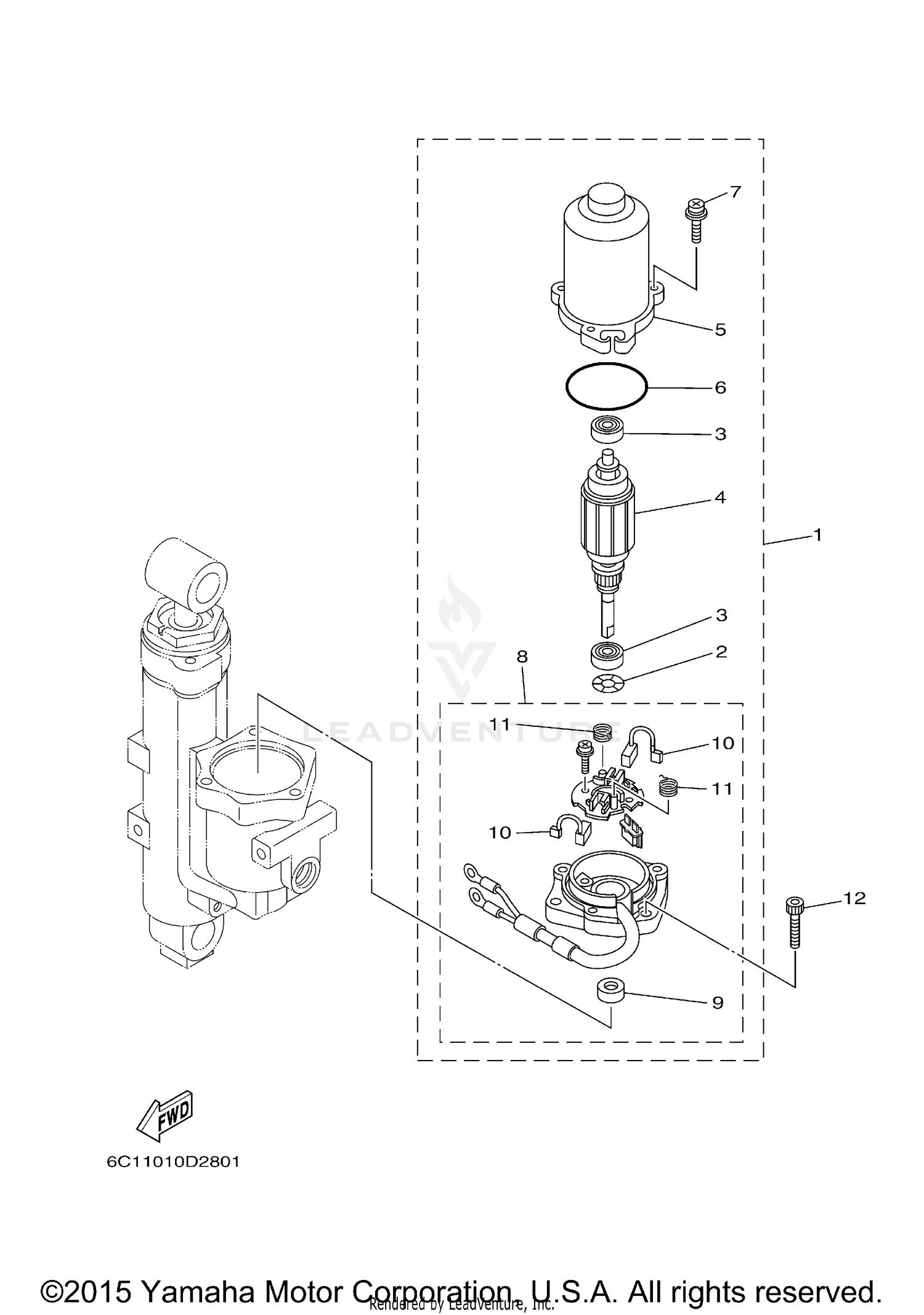 POWER TRIM TILT ASSY 2