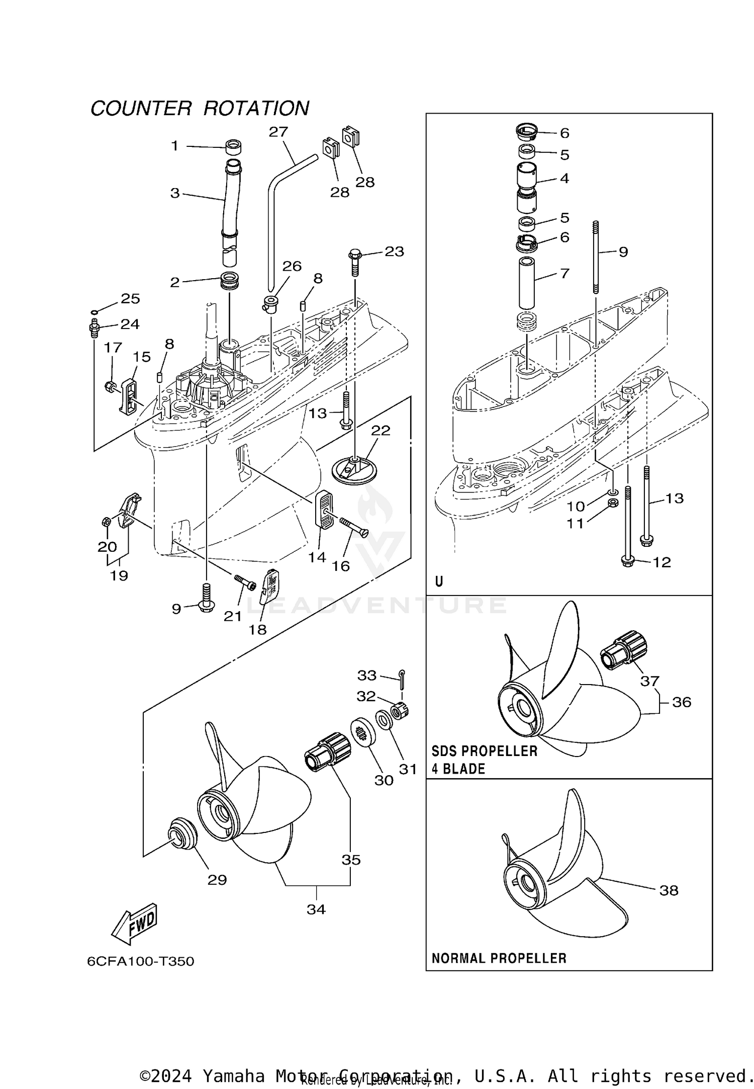 LOWER CASING DRIVE 4