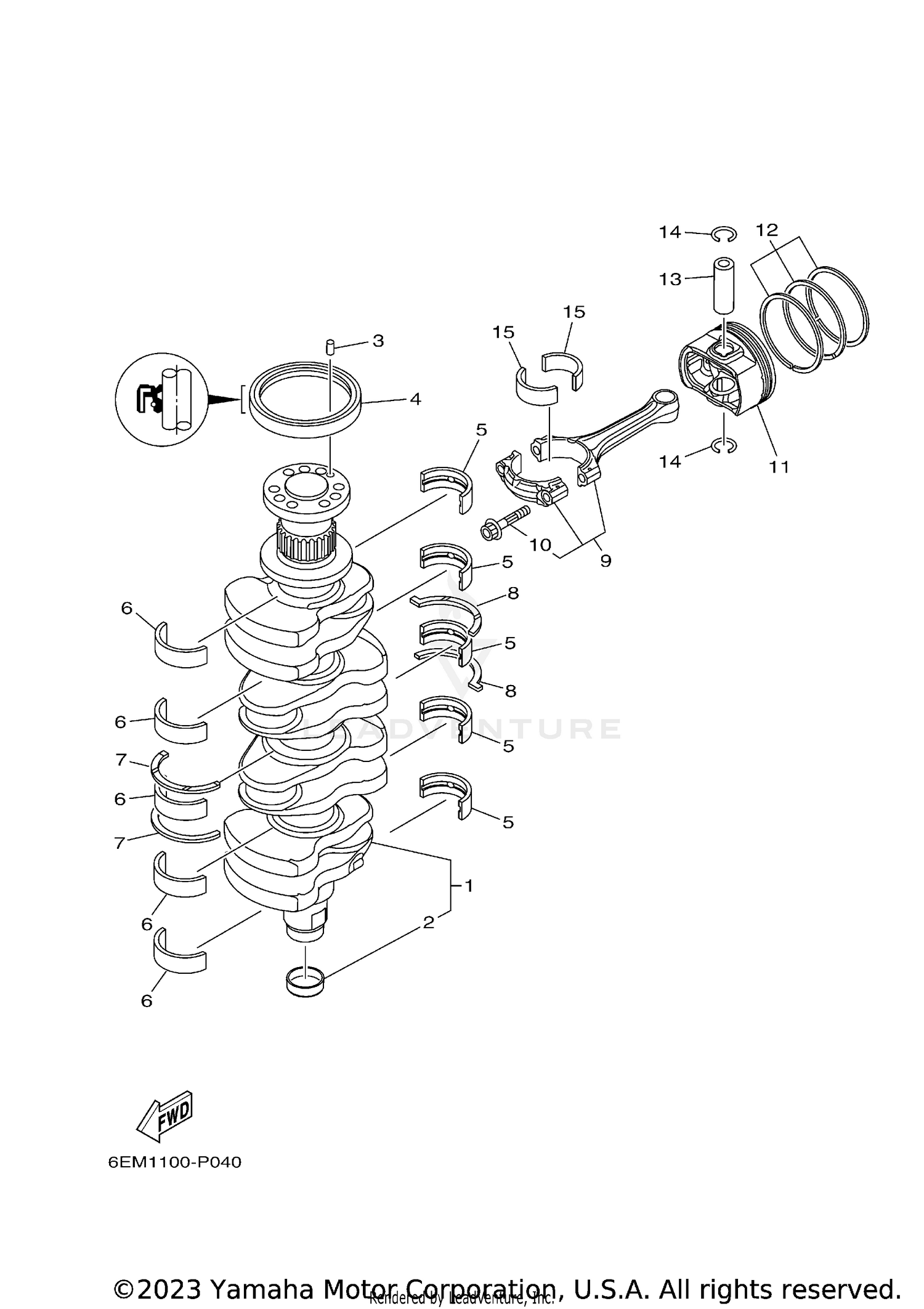 CRANKSHAFT PISTON