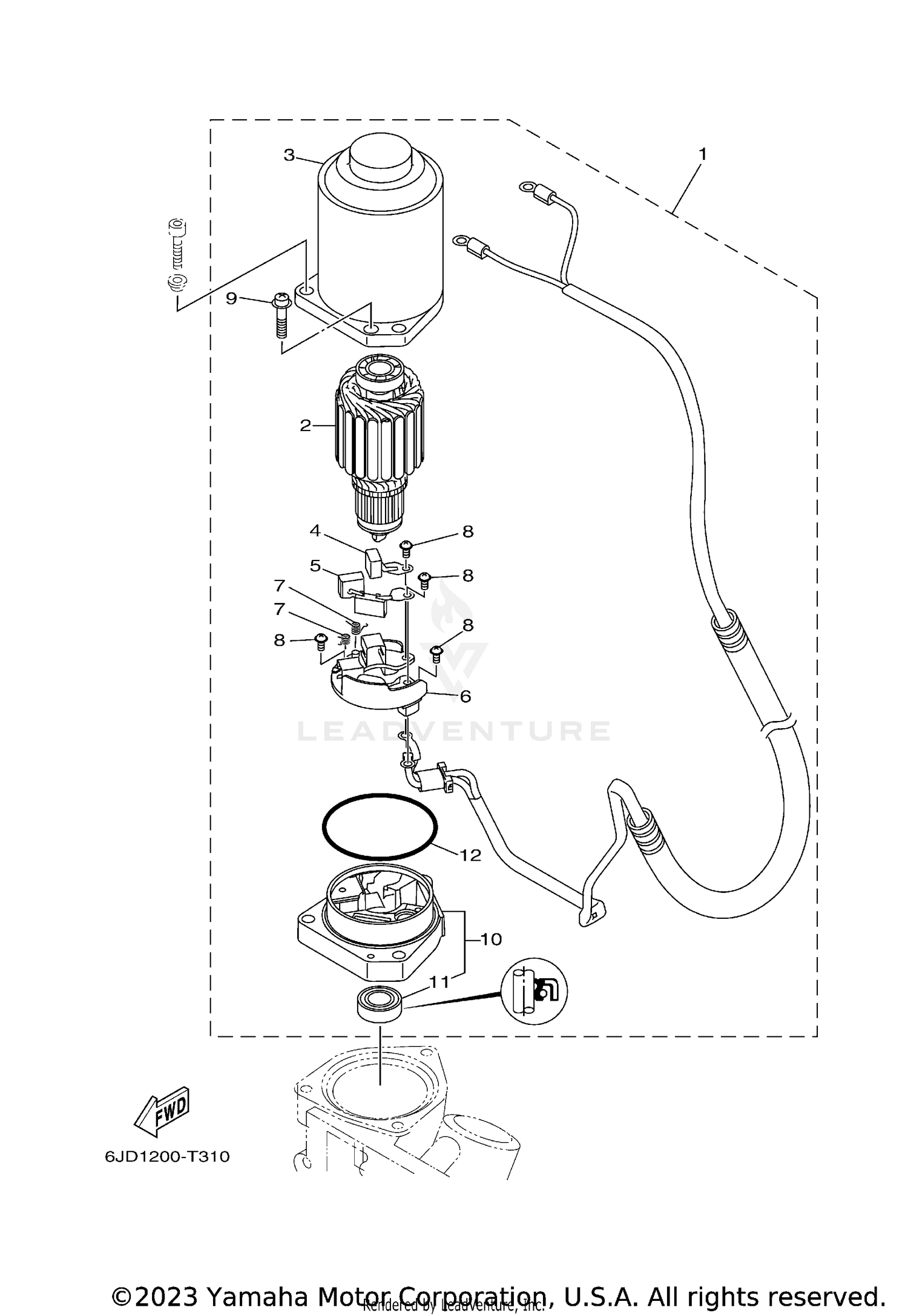 POWER TRIM TILT ASSY 2