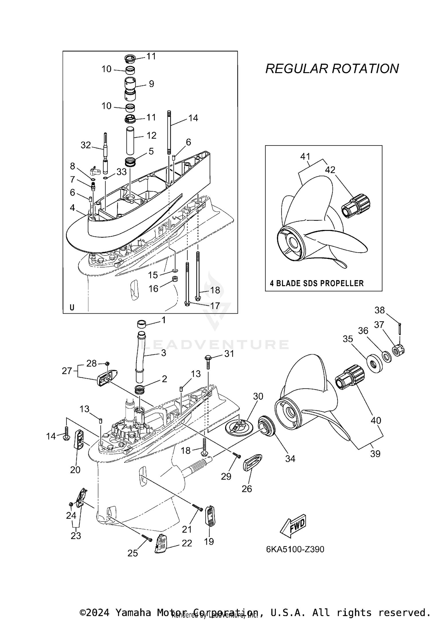 LOWER CASING DRIVE 2
