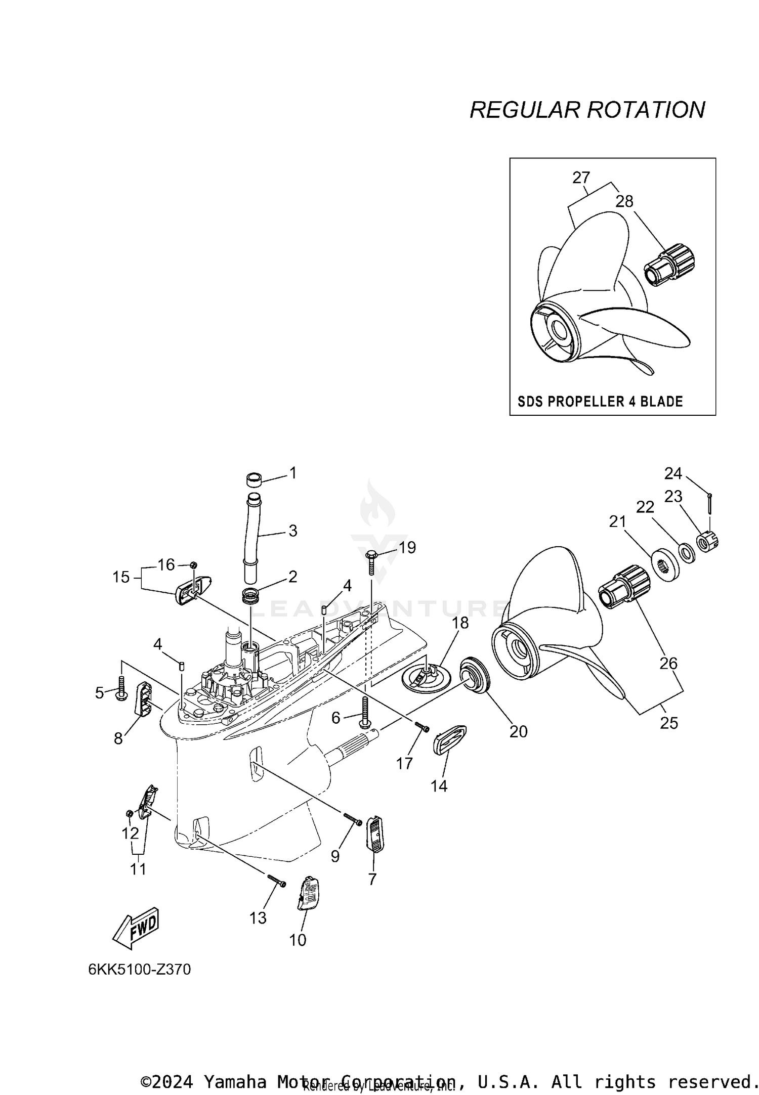 LOWER CASING DRIVE 2