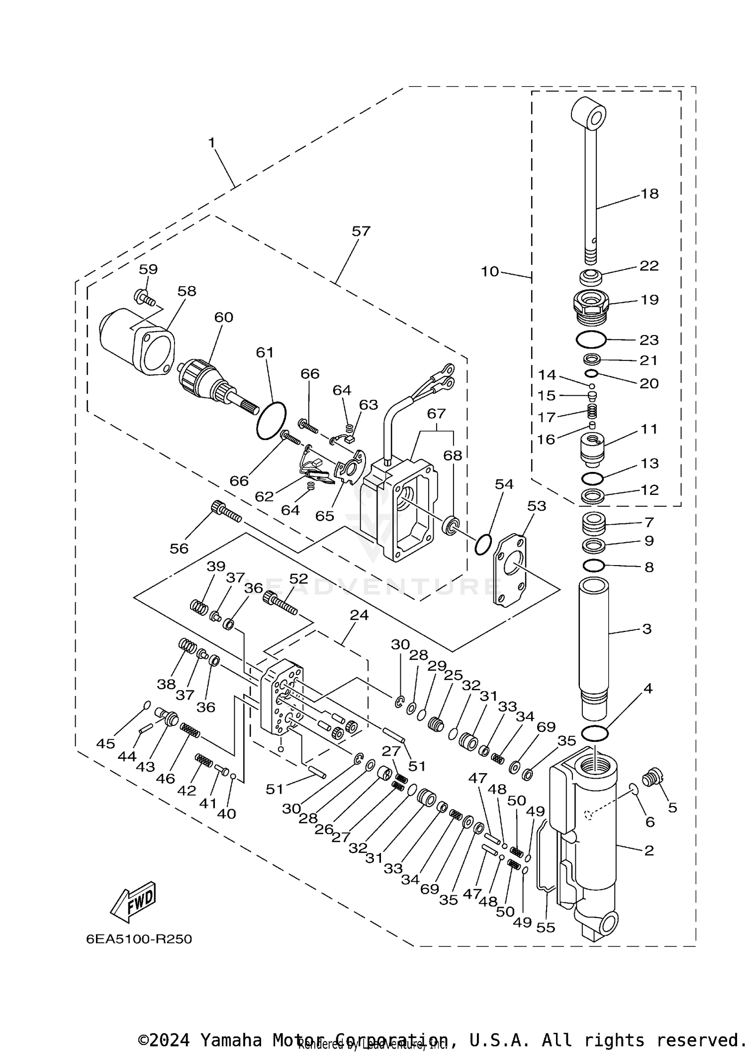 POWER TILT ASSY