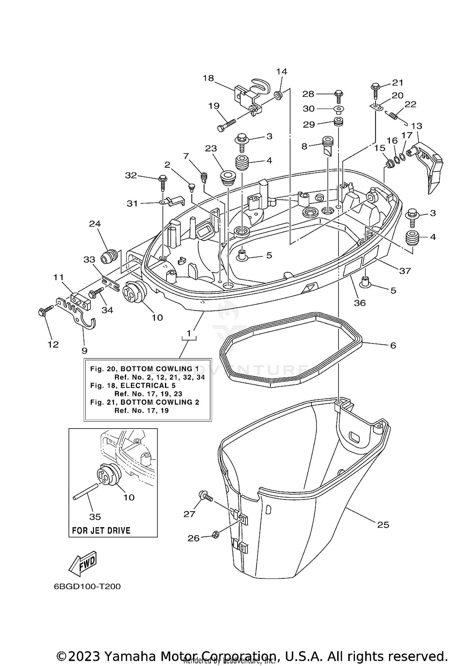 BOTTOM COWLING 1