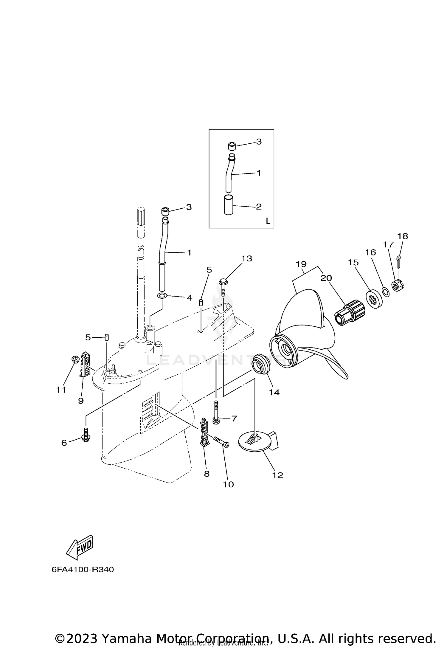 LOWER CASING DRIVE 2