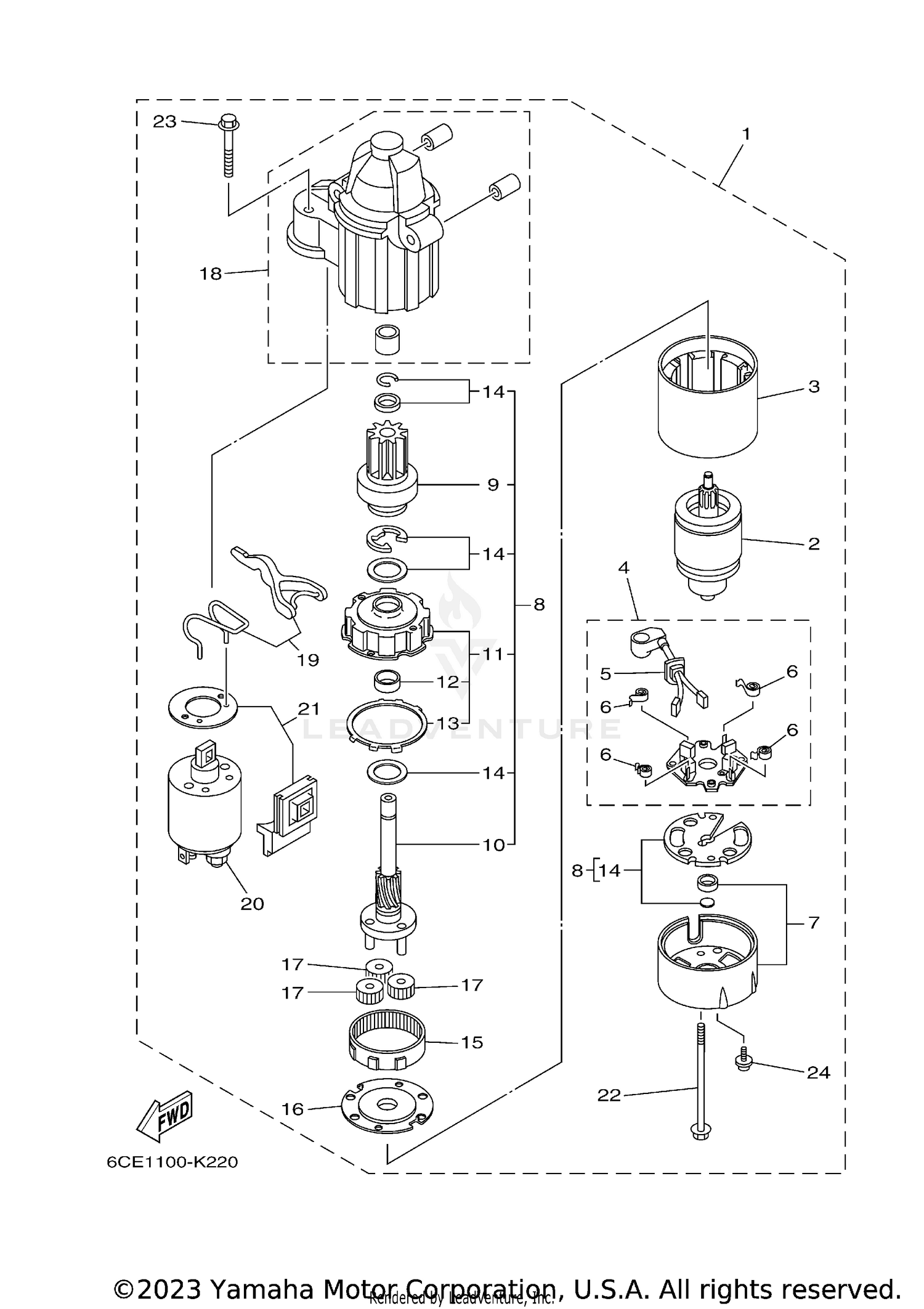 STARTING MOTOR
