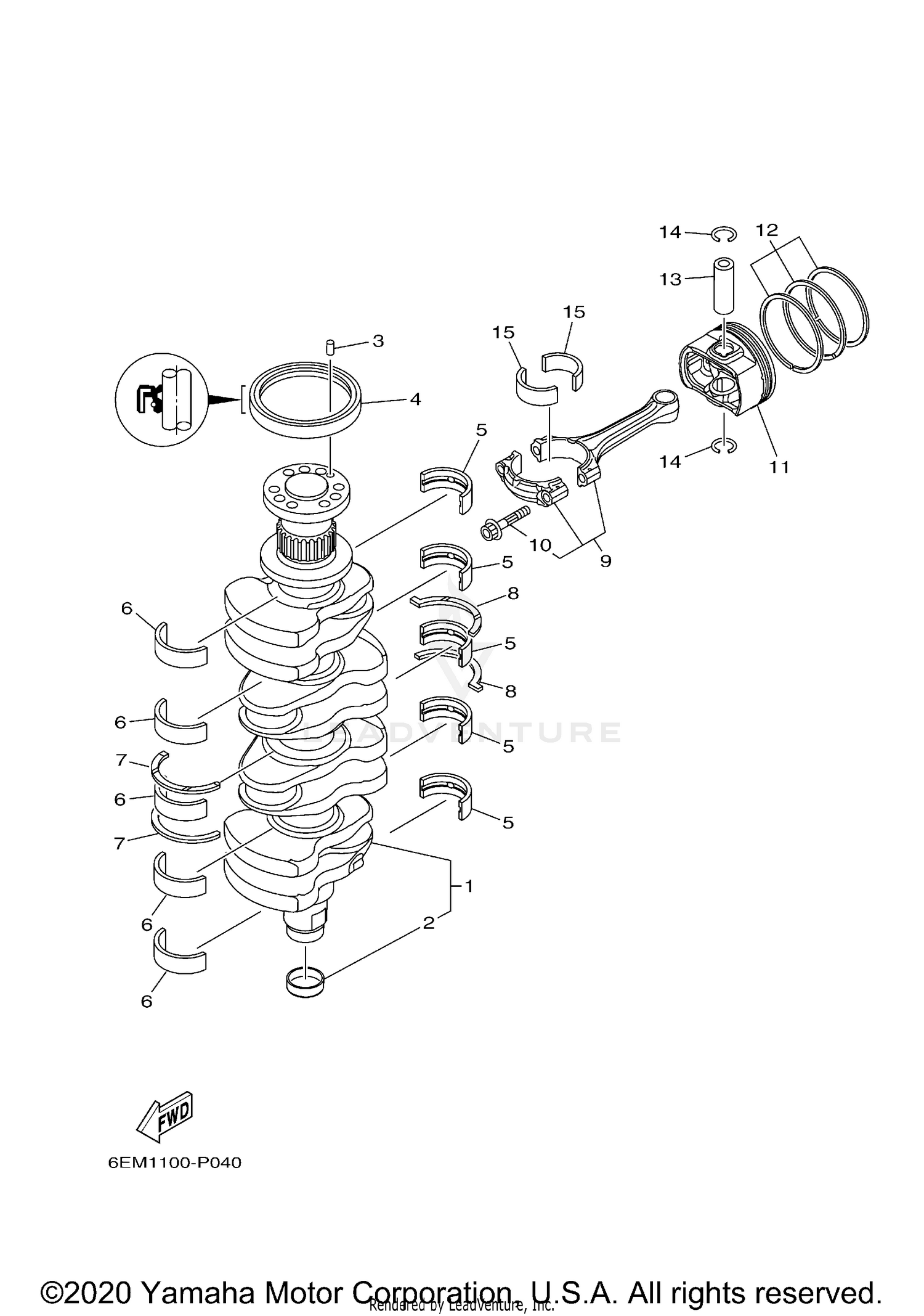 CRANKSHAFT PISTON