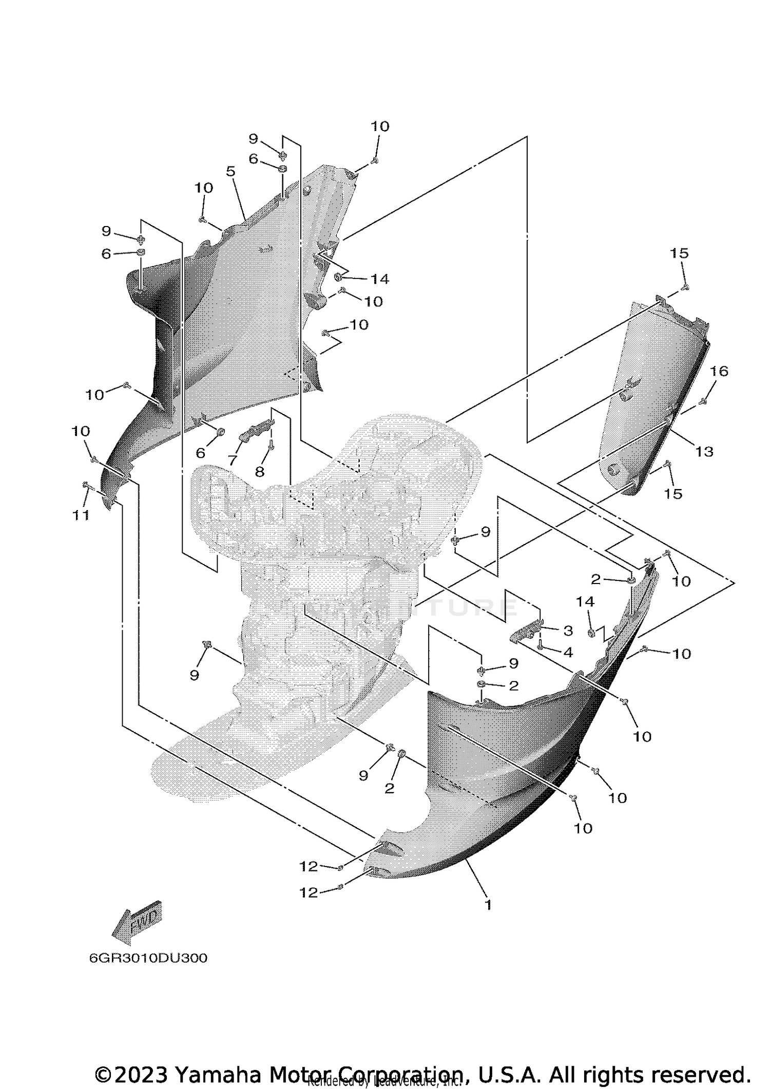 BOTTOM COWLING 4
