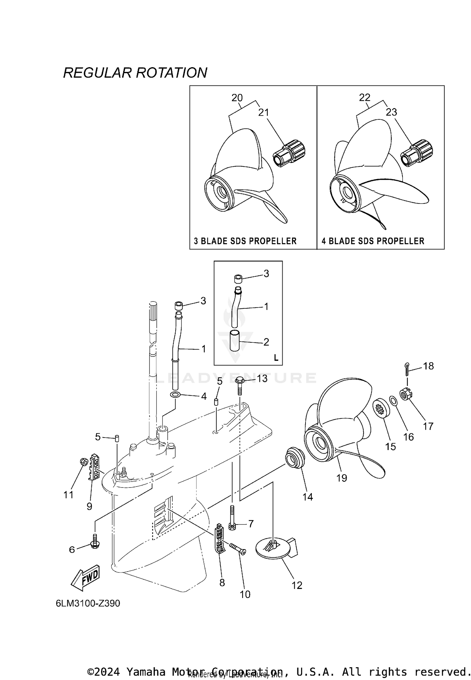 LOWER CASING DRIVE 2