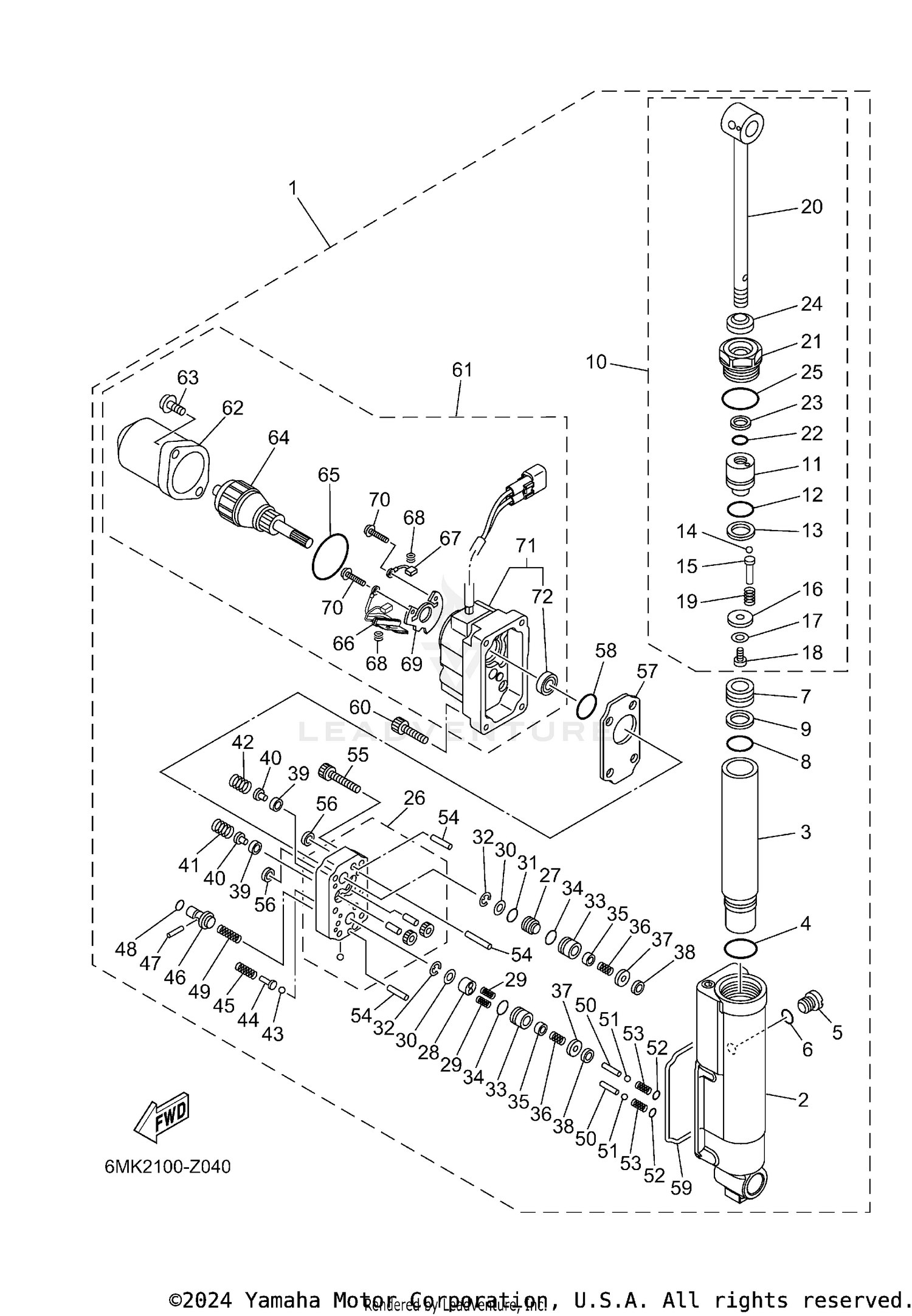 POWER TILT ASSY