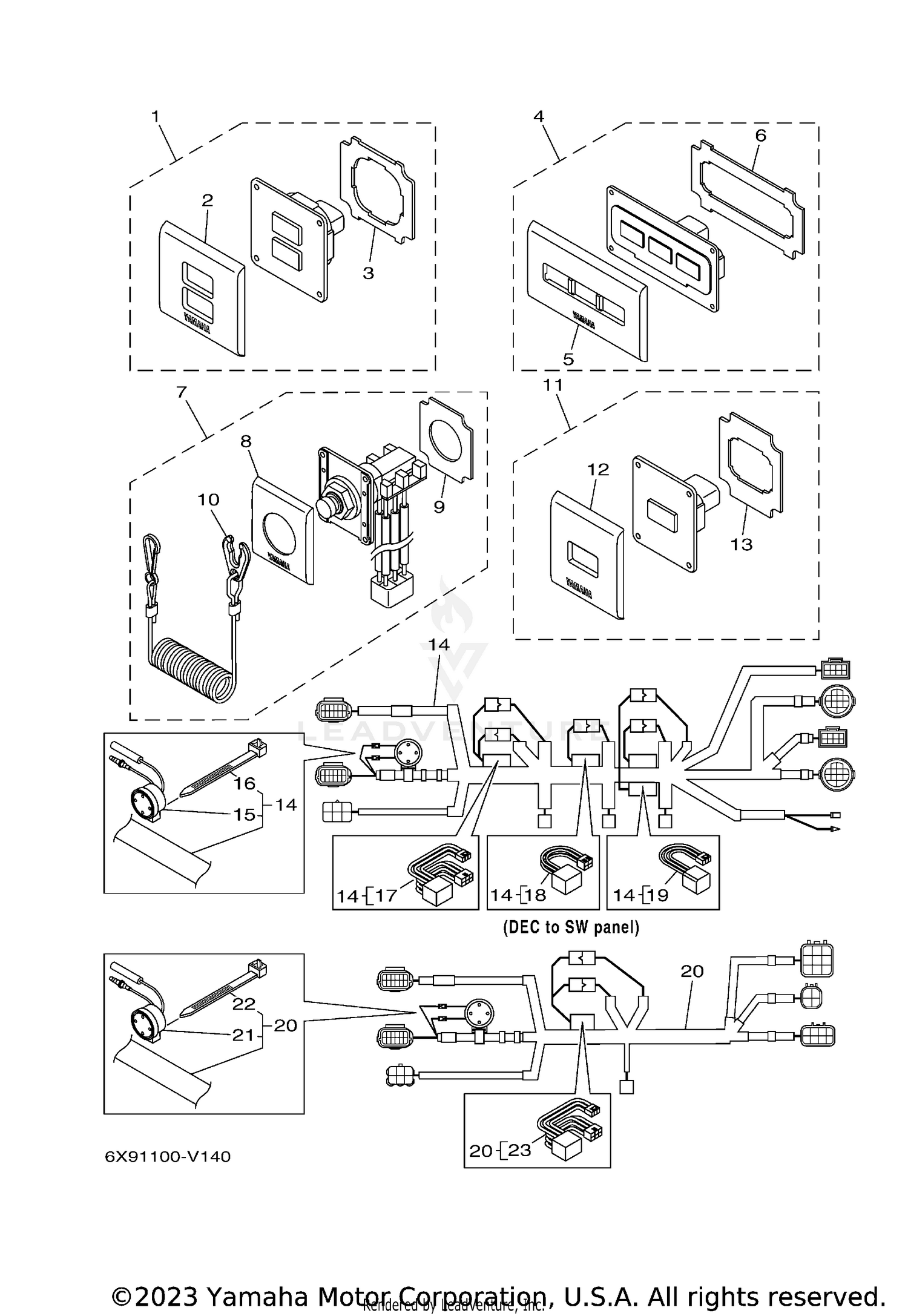 SWITCH PANEL 3 (EKS, TRIPLE)