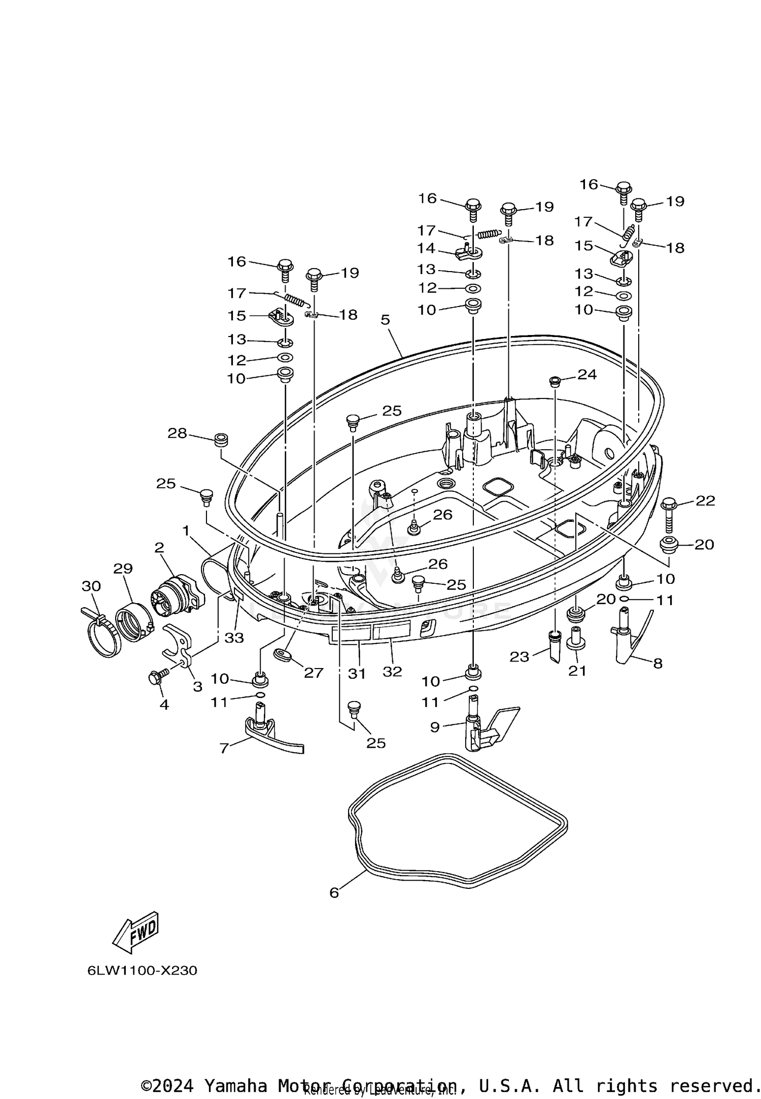 BOTTOM COWLING 1