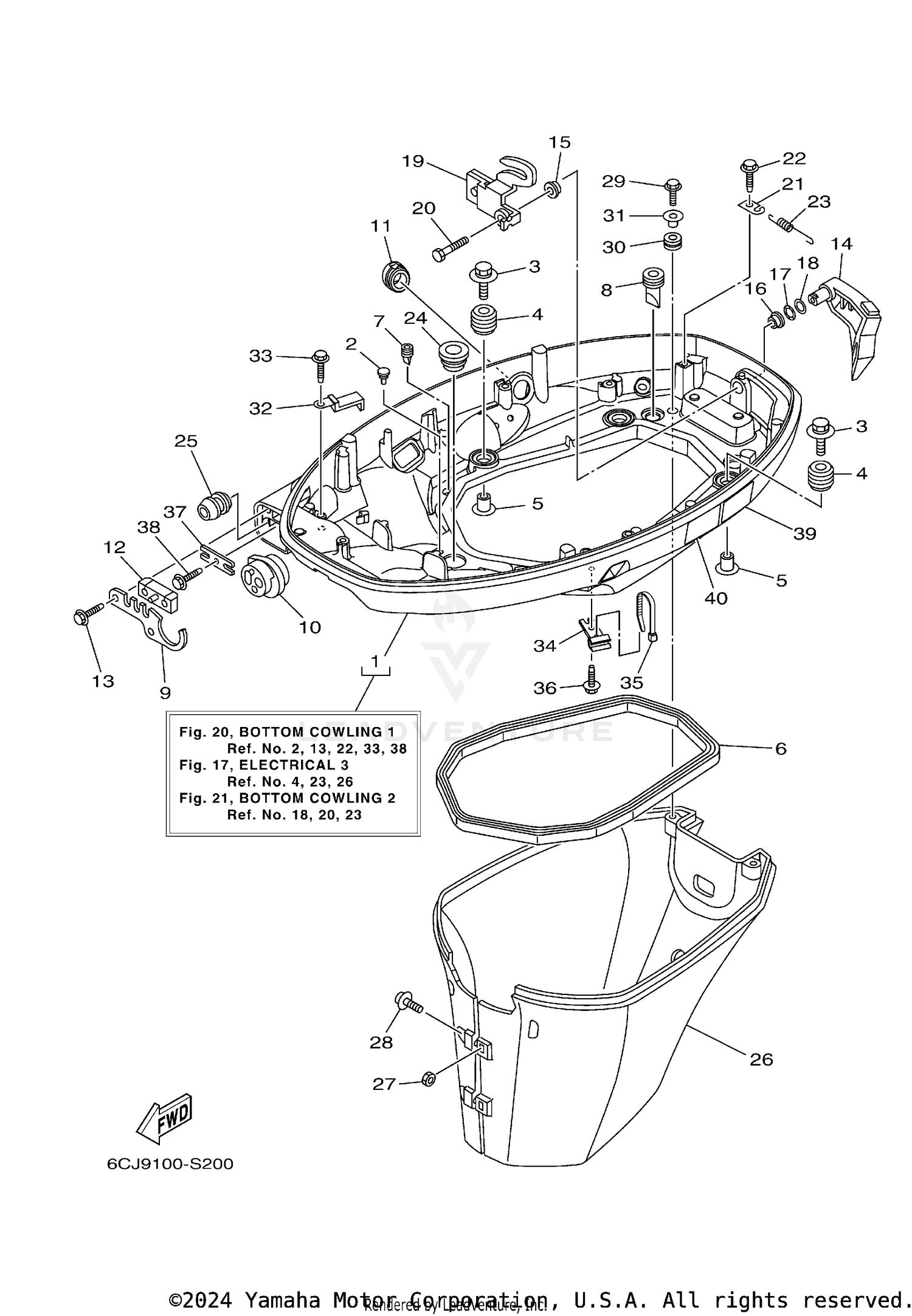 BOTTOM COWLING 1