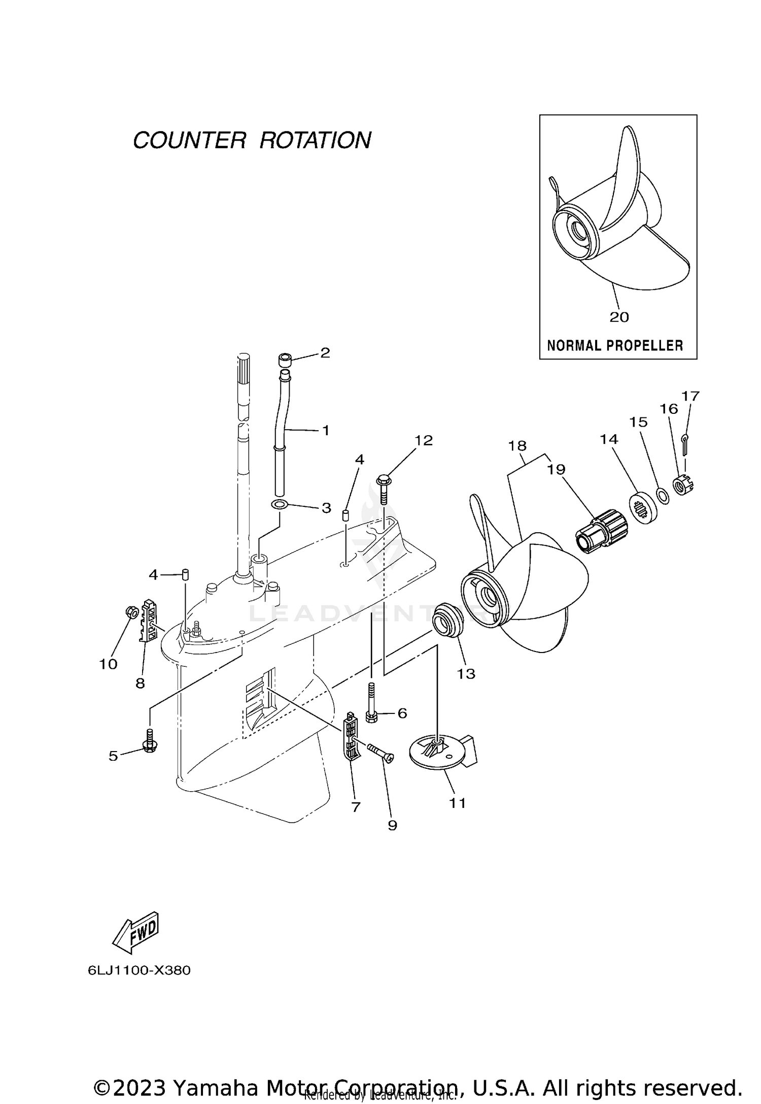 LOWER CASING DRIVE 4