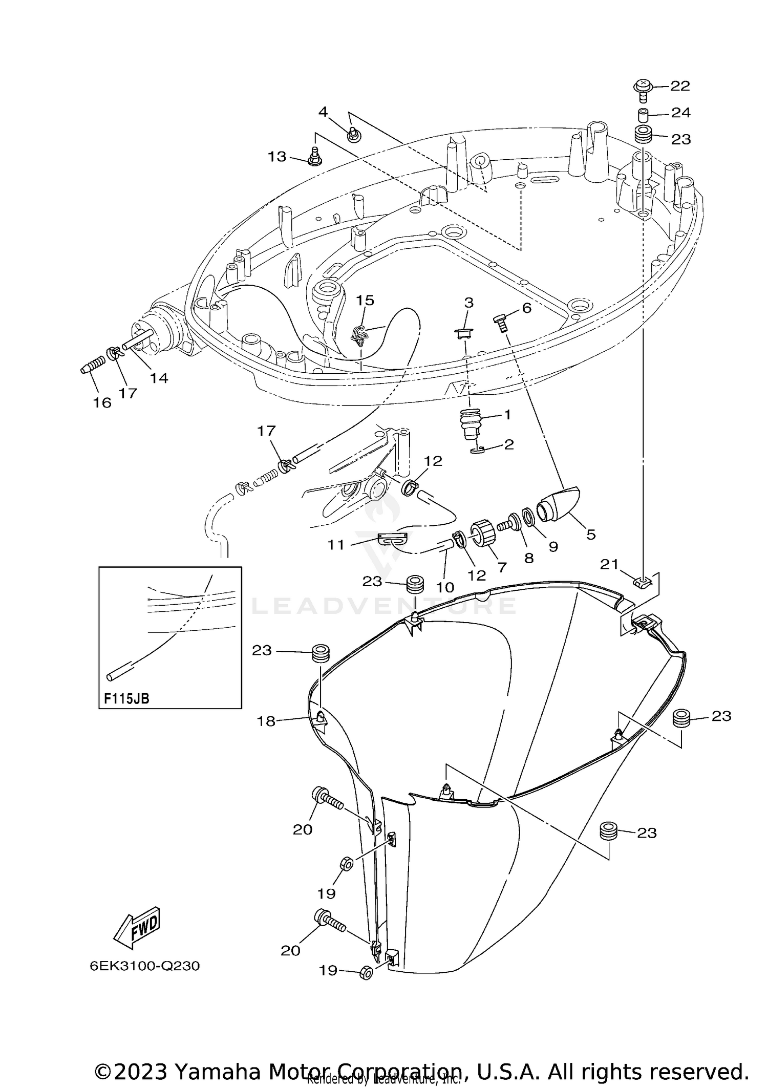 BOTTOM COWLING 2