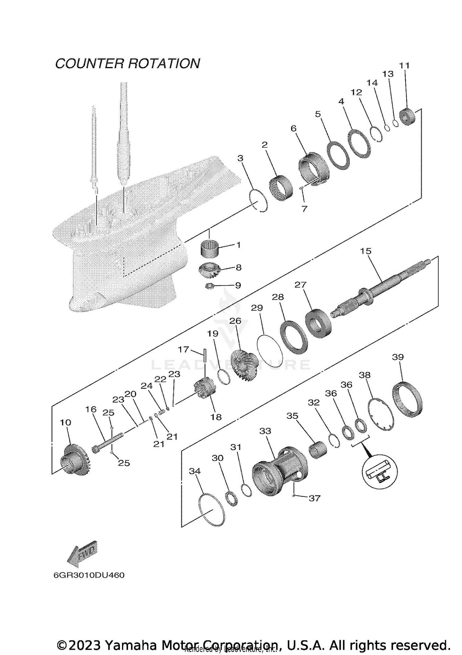 LOWER CASING DRIVE 8