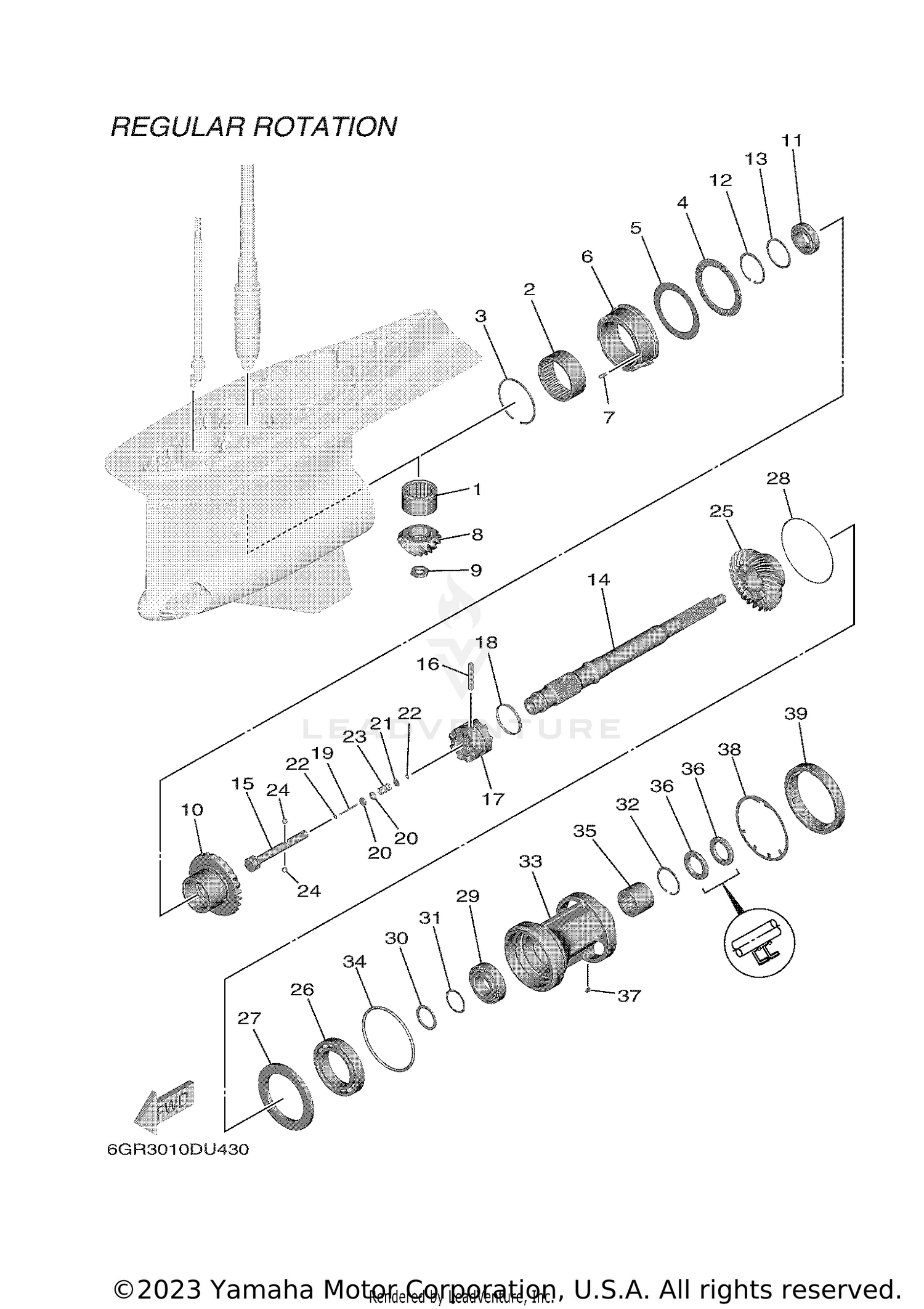 LOWER CASING DRIVE 5