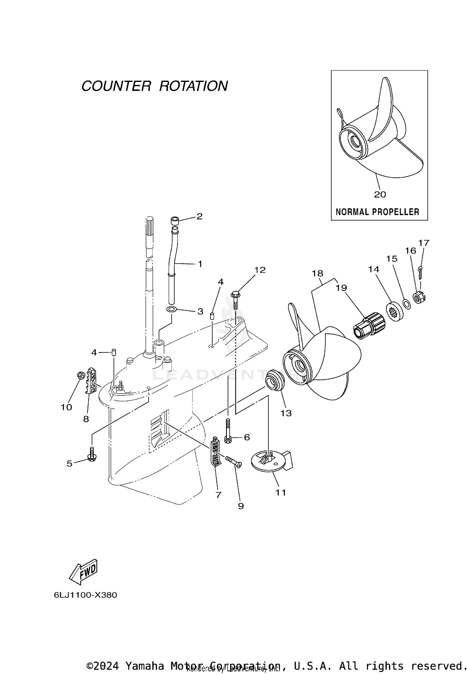 LOWER CASING DRIVE 4