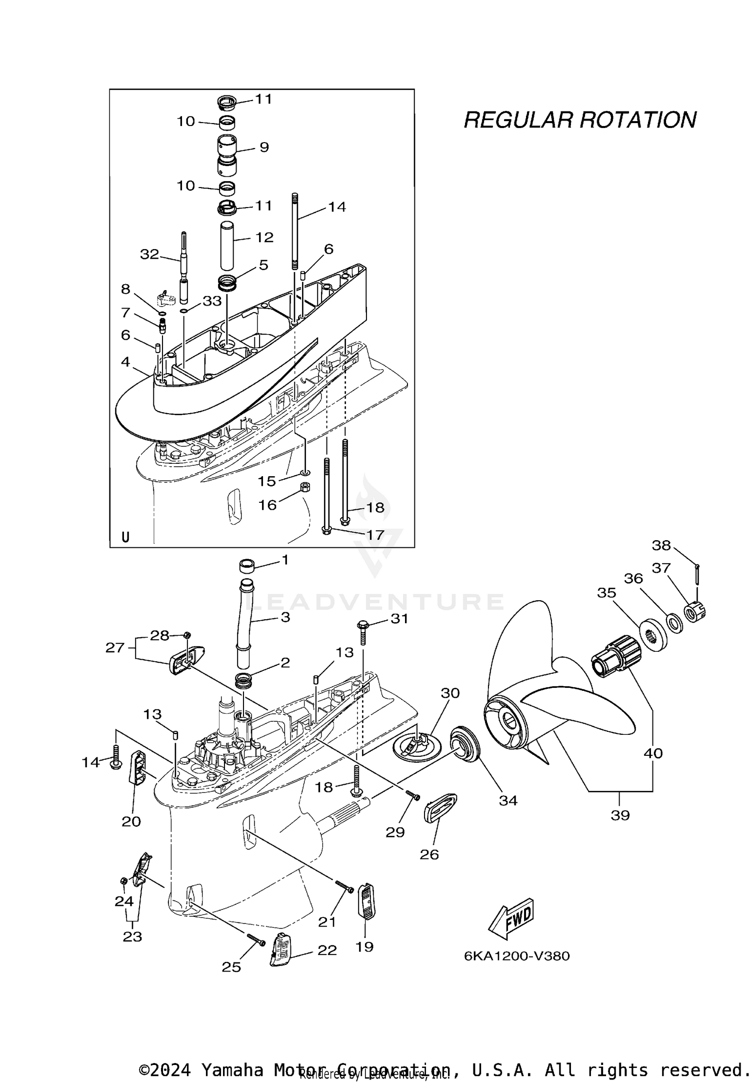 LOWER CASING DRIVE 2
