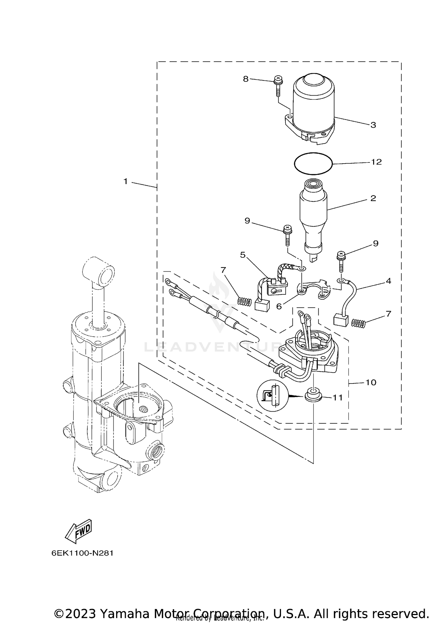 POWER TRIM TILT ASSY 2