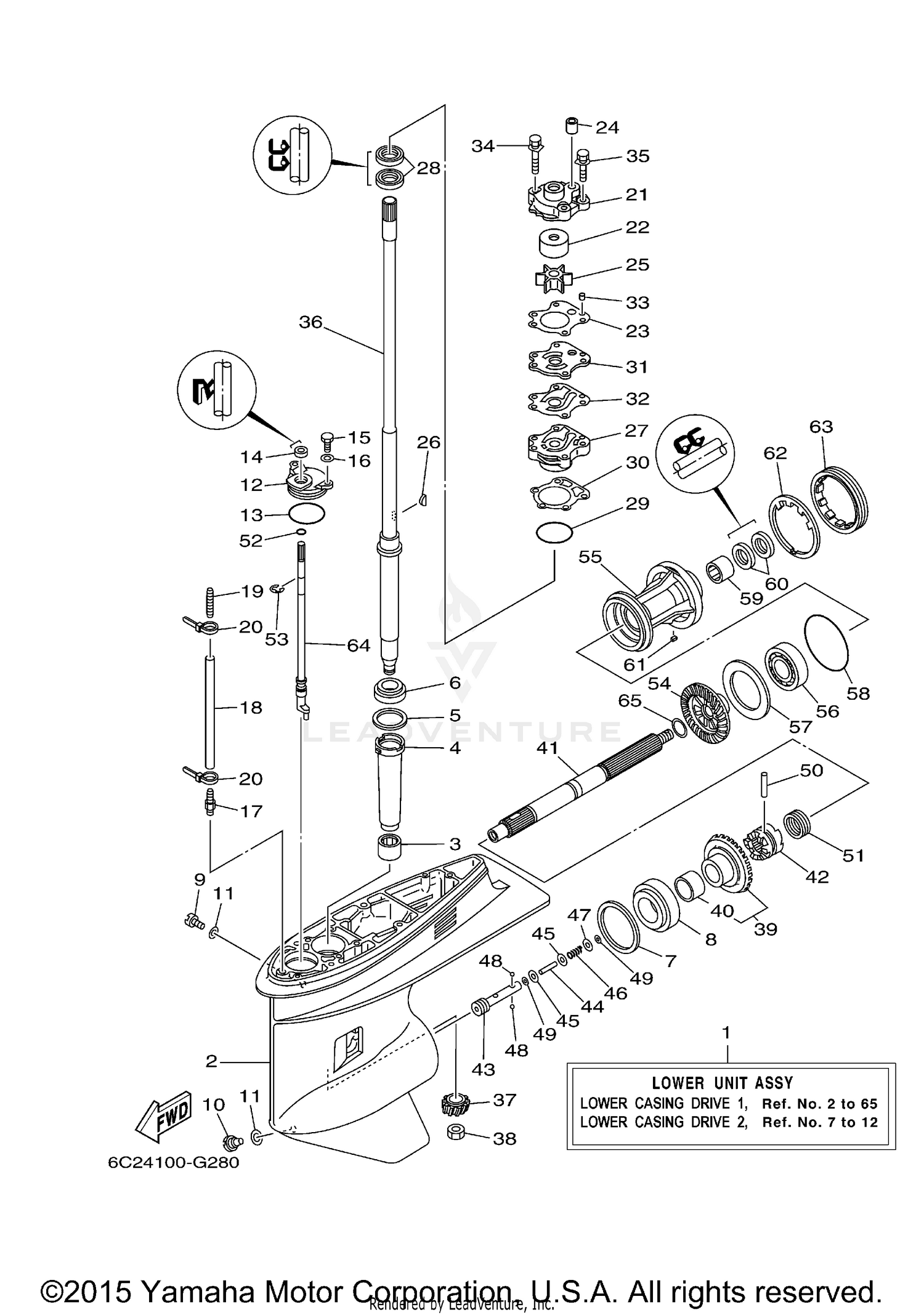 LOWER CASING DRIVE 1