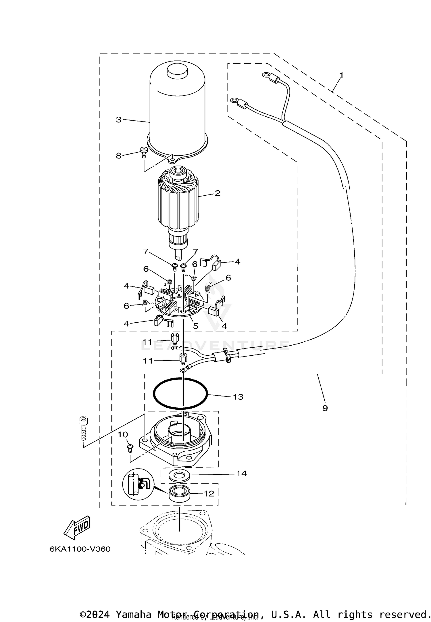 POWER TRIM TILT ASSY 2