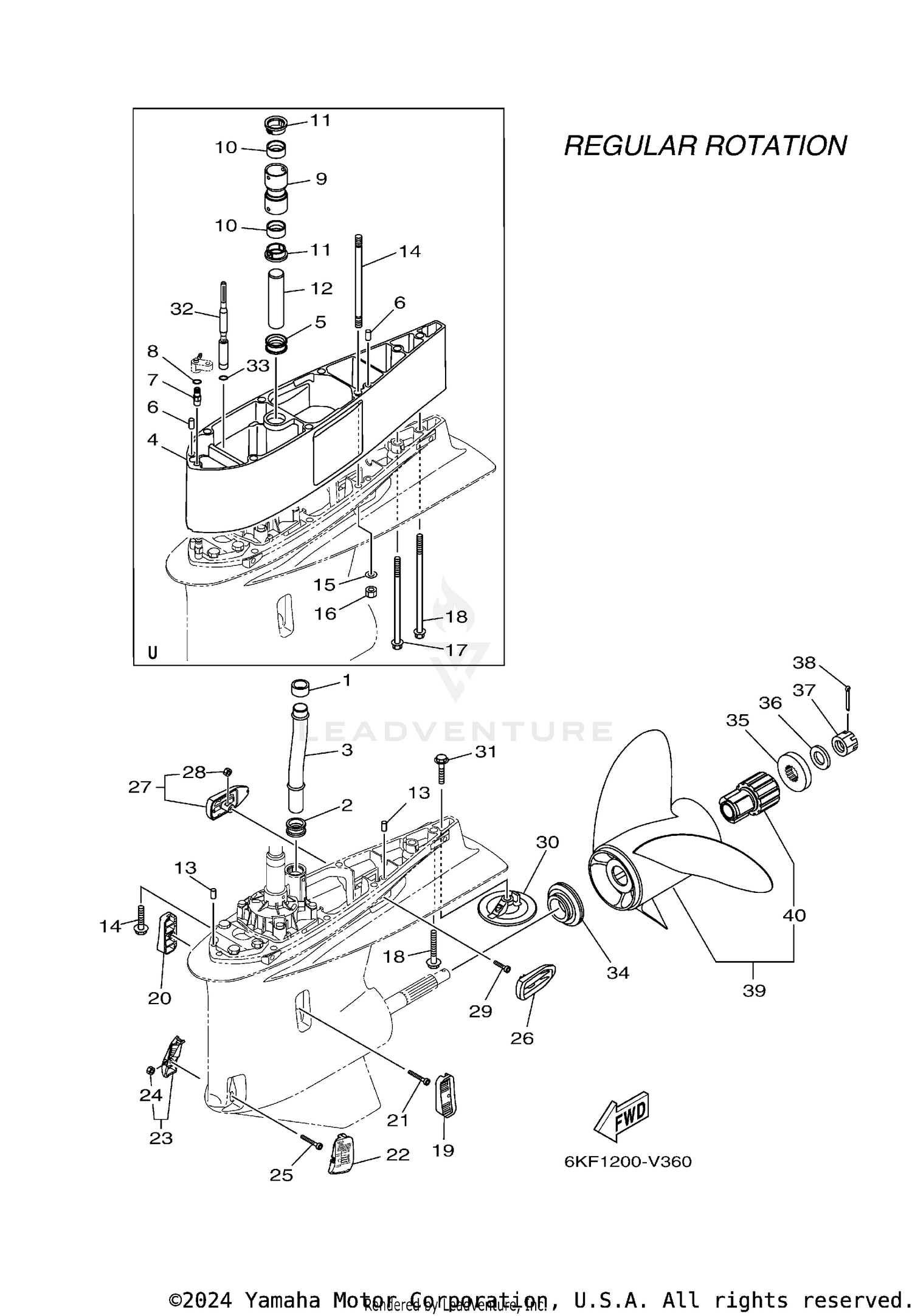 LOWER CASING DRIVE 2