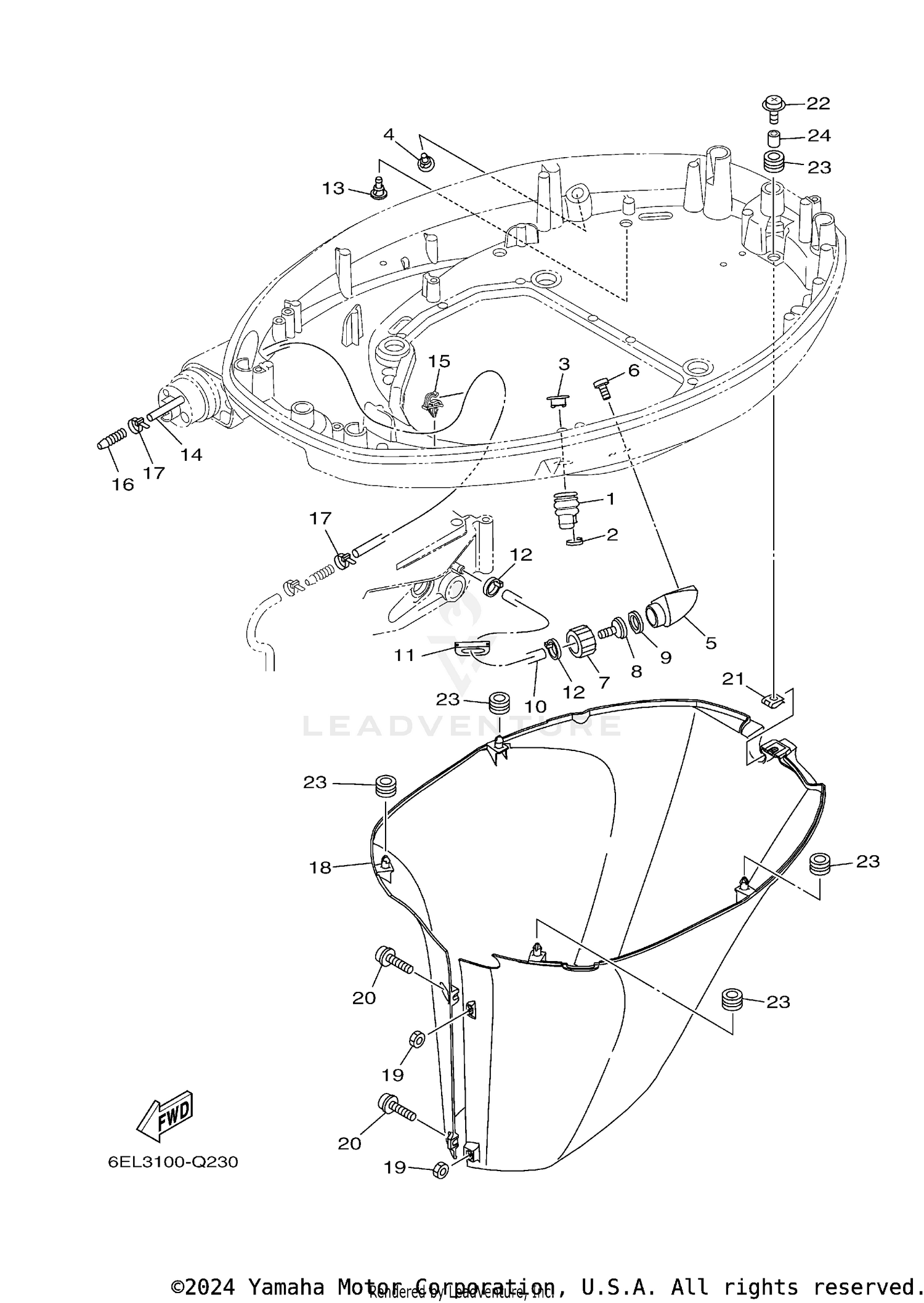 BOTTOM COWLING 2