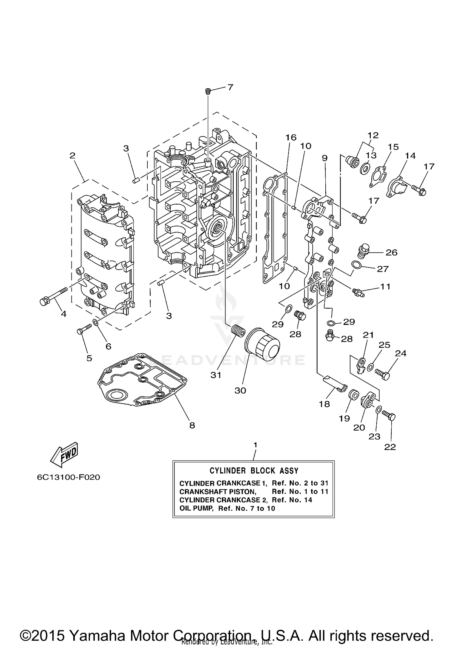 CYLINDER CRANKCASE 1