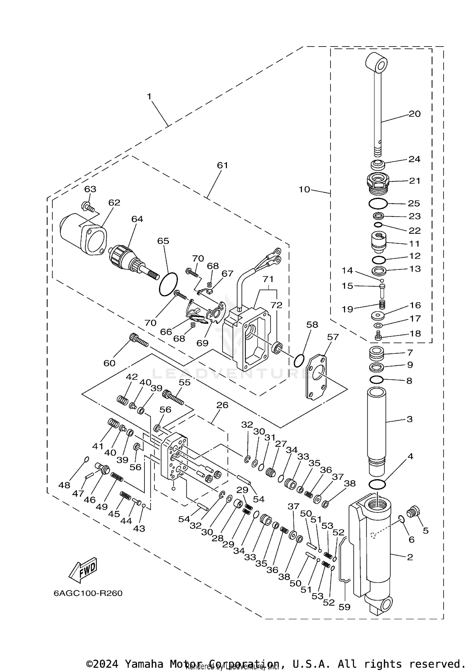 POWER TILT ASSY