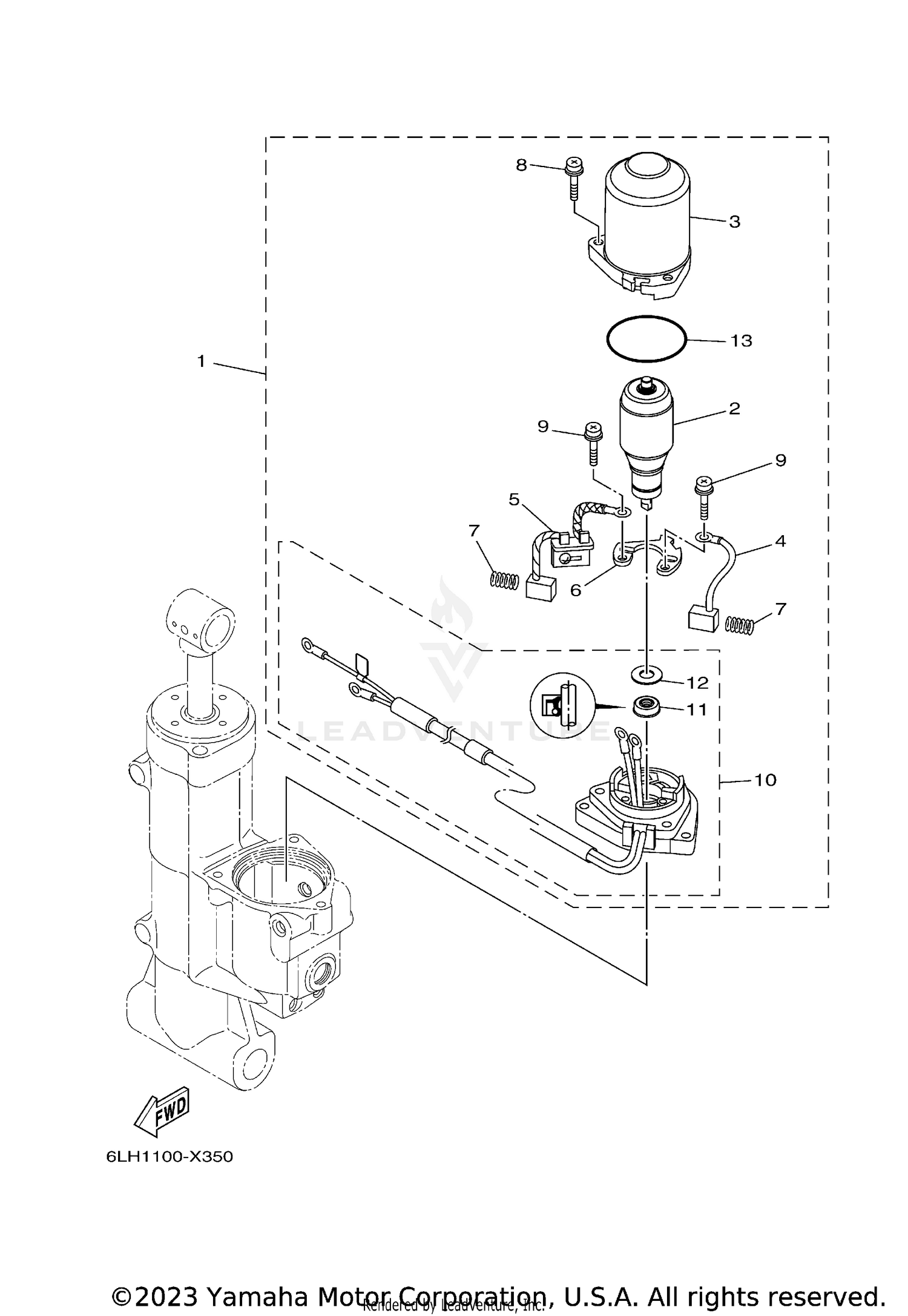POWER TRIM TILT ASSY 2
