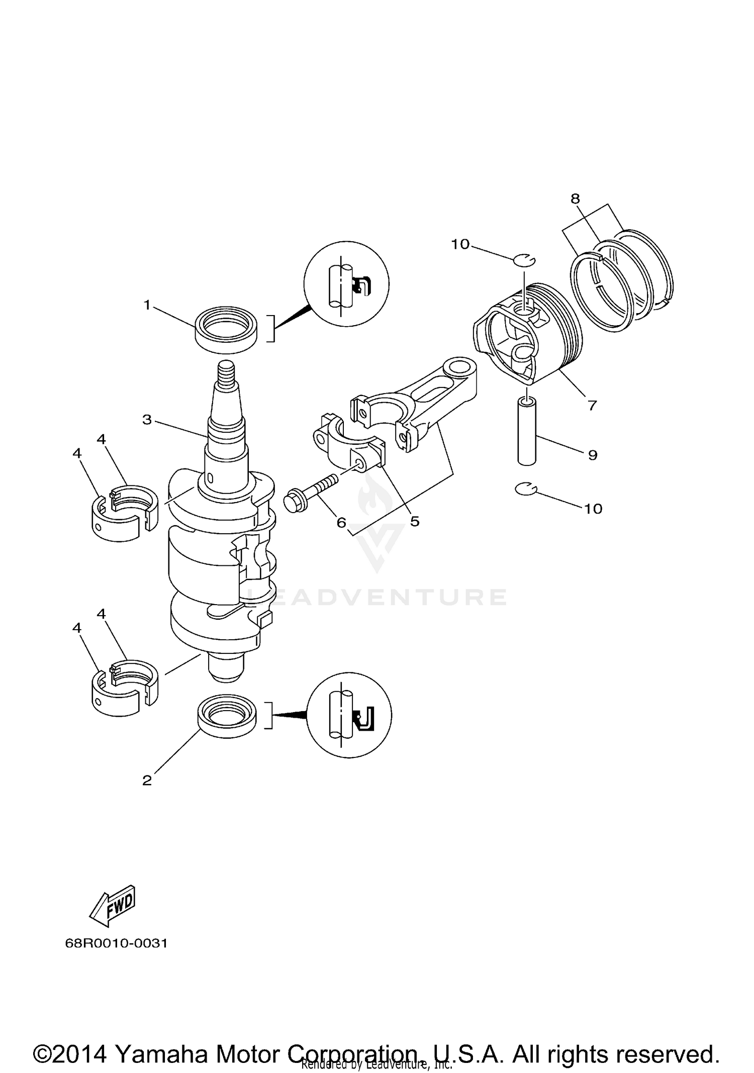 CRANKSHAFT PISTON