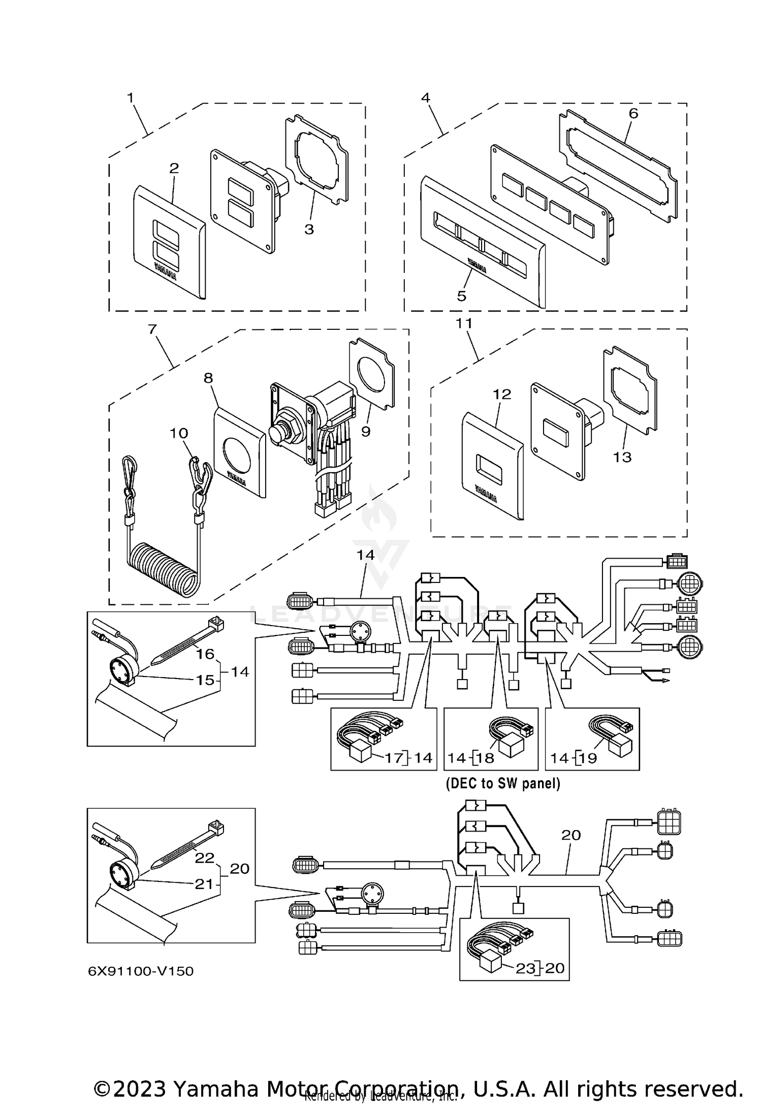 SWITCH PANEL 4 (EKS, QUAD)